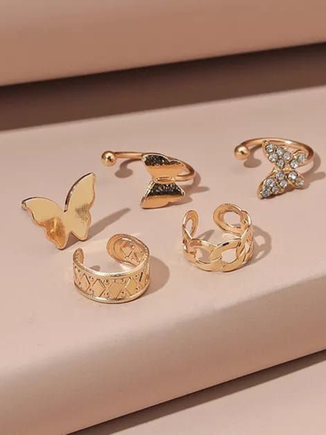 

YU FASHIONS Geometric Drop Earrings, Gold