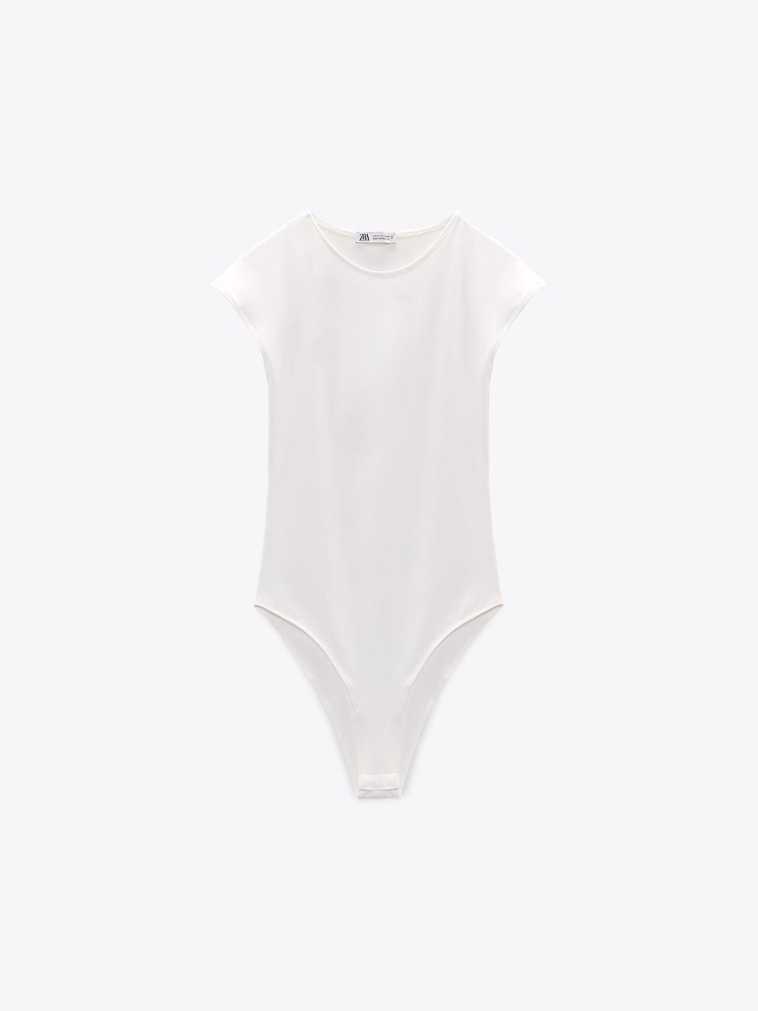 

ZARA Women White Bodysuit