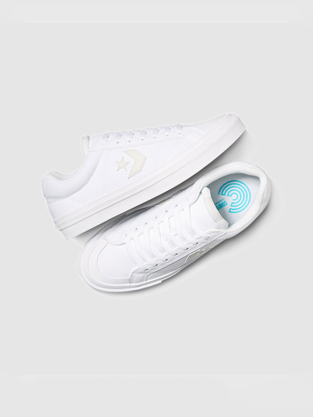

Converse Unisex Sport Casual Low Top Sneakers, White