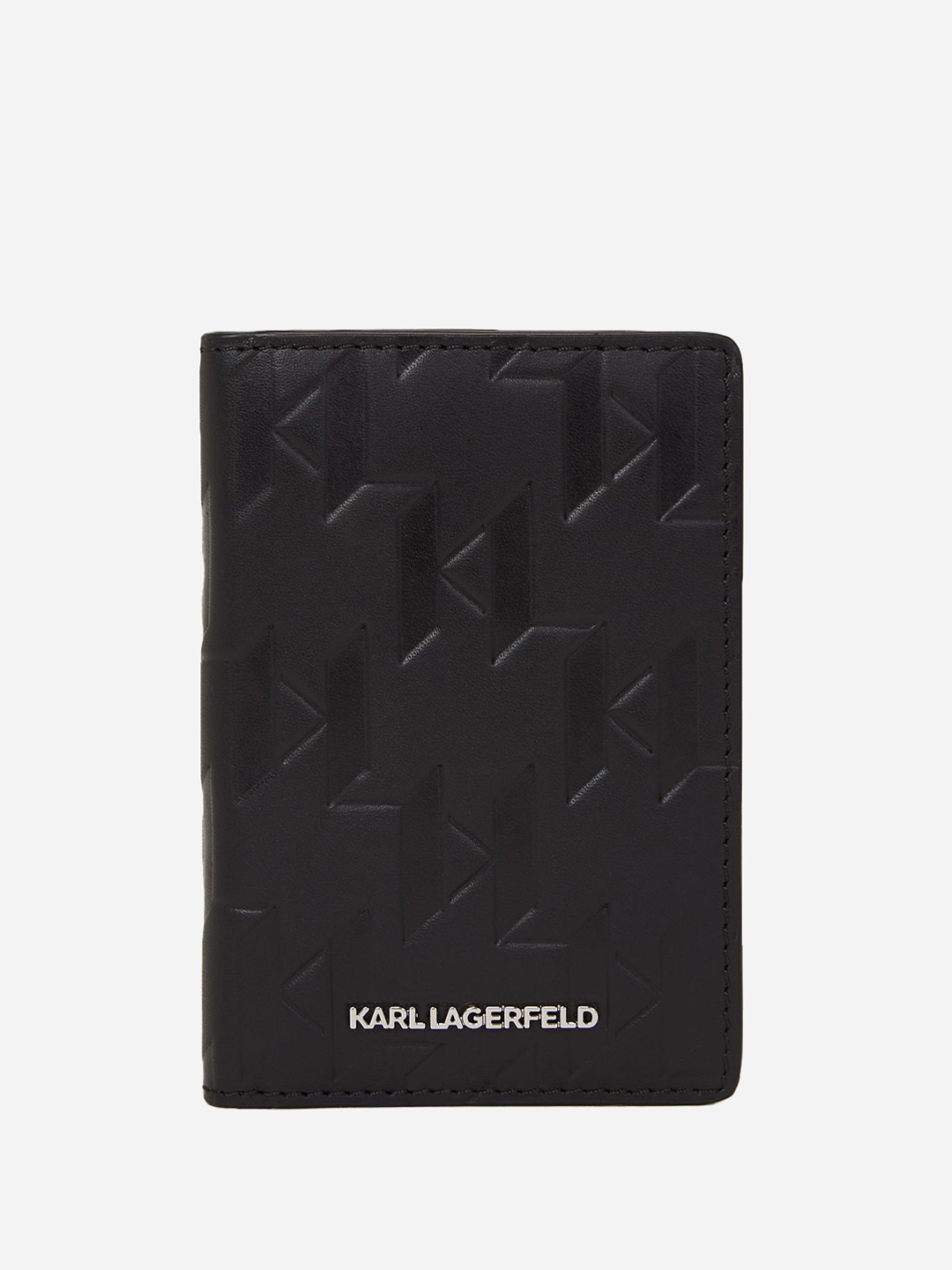 

Karl Lagerfeld Men Leather Two Fold Wallet, Coffee brown