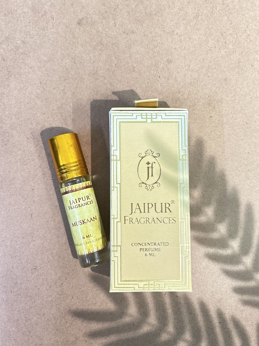 

Jaipur Fragrances Muskaan Long Lasting Attar - 6ml, Beige