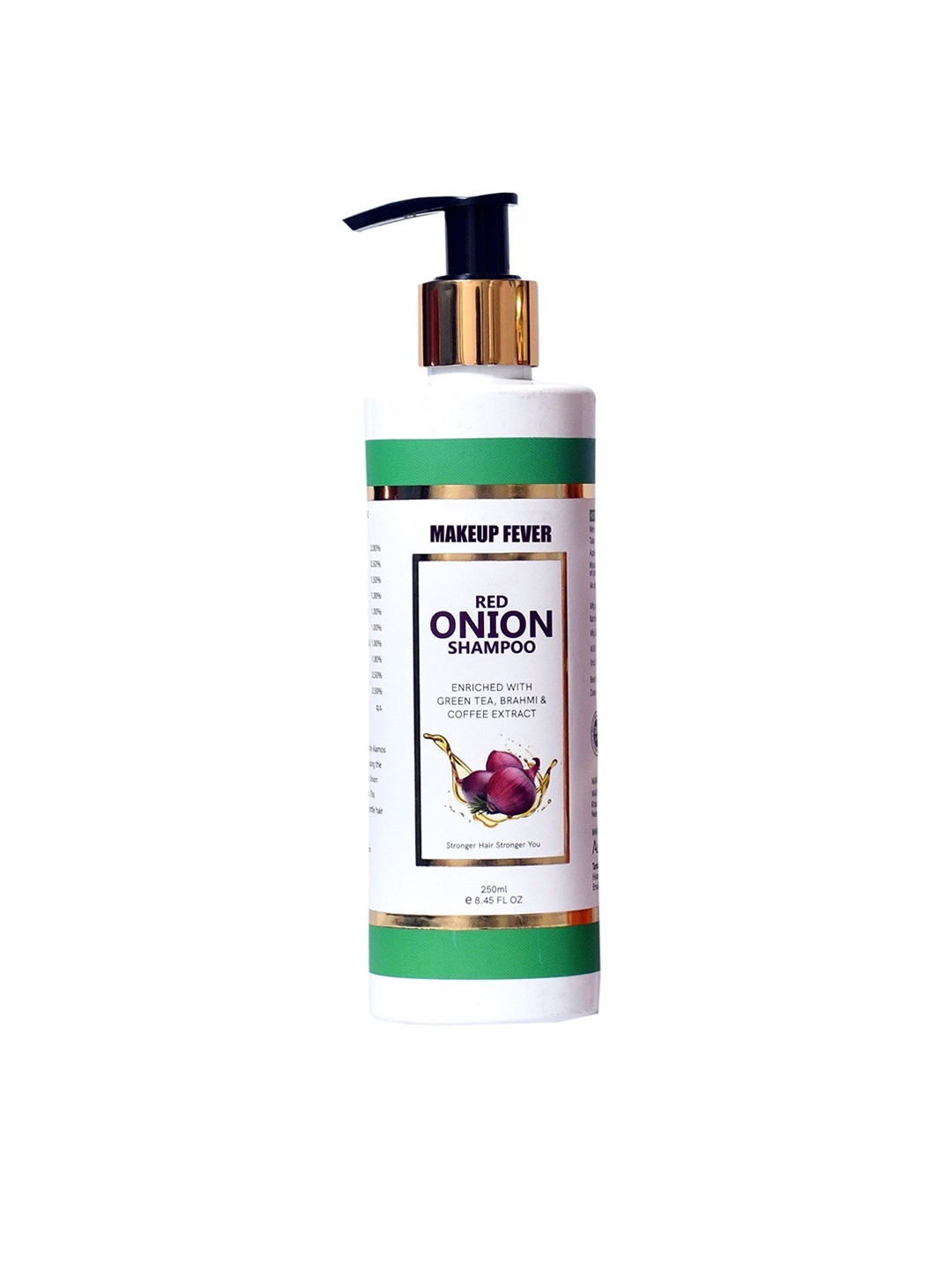 

MAKEUP FEVER Premium Red Onion Shampoo With Green Tea - 250 ml