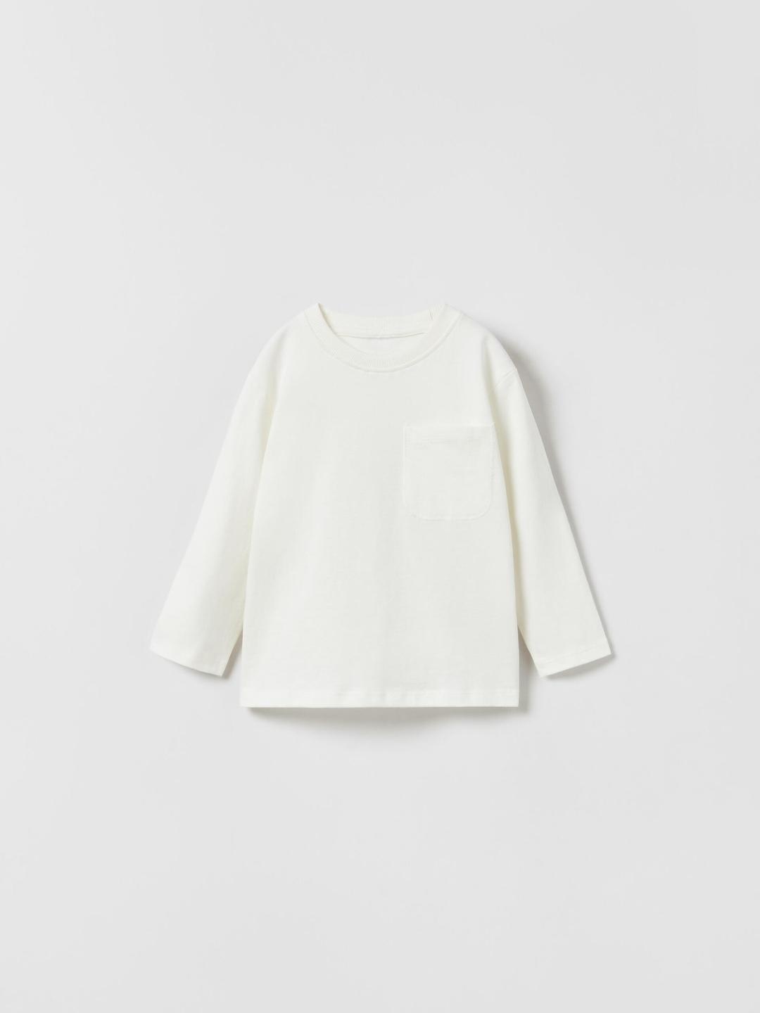 

ZARA Kids-Unisex White Tshirts