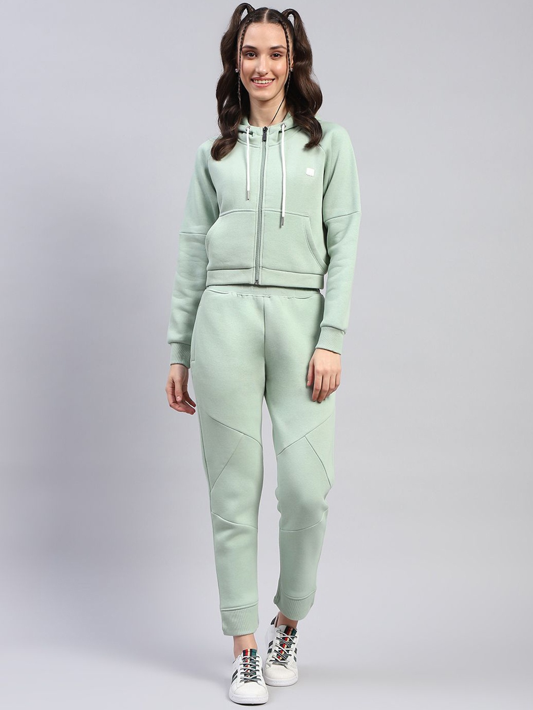 

rock.it Hooded Neck Full Sleeve Tracksuit, Green