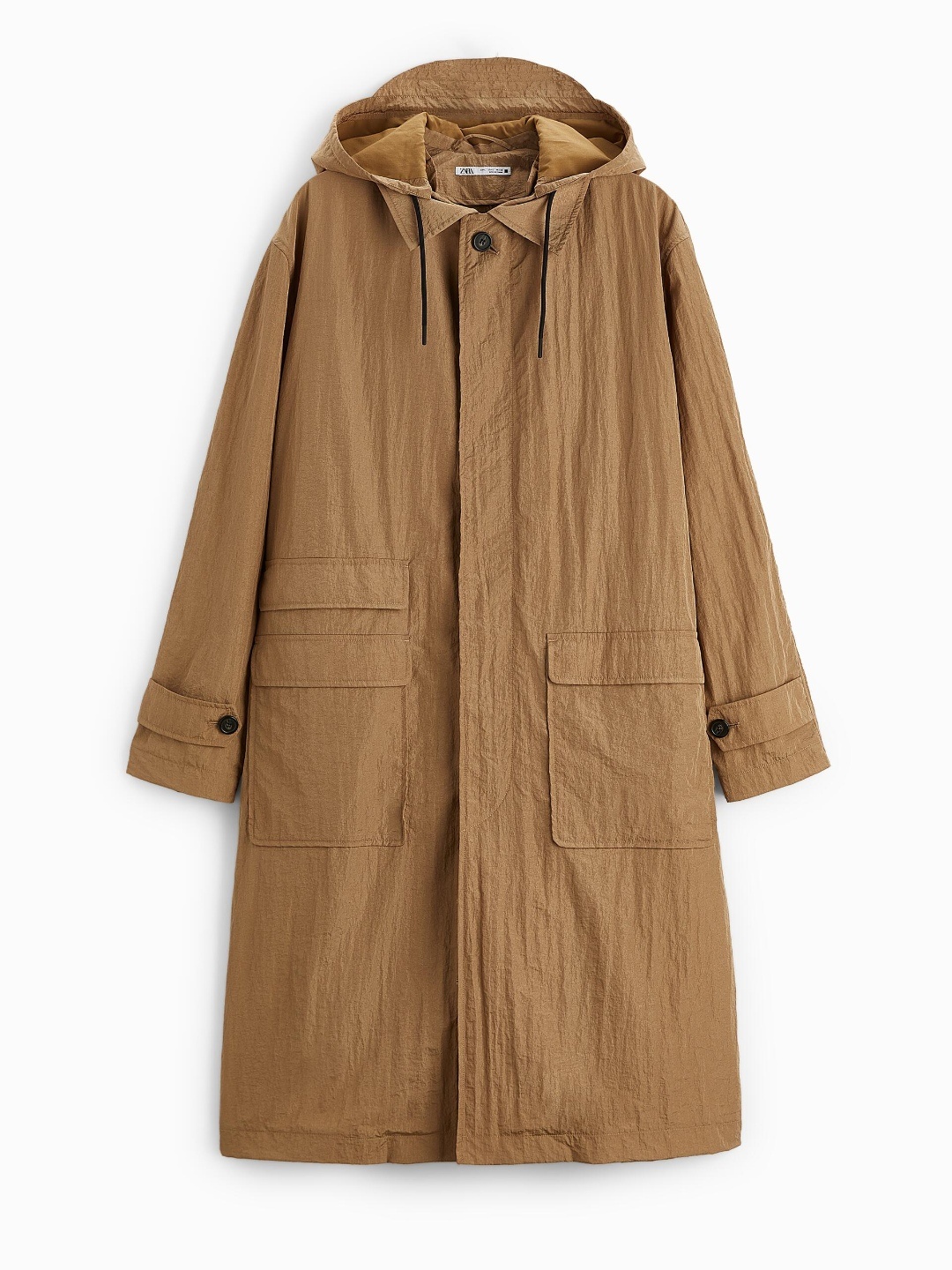 

ZARA Men Brown Rain Jacket