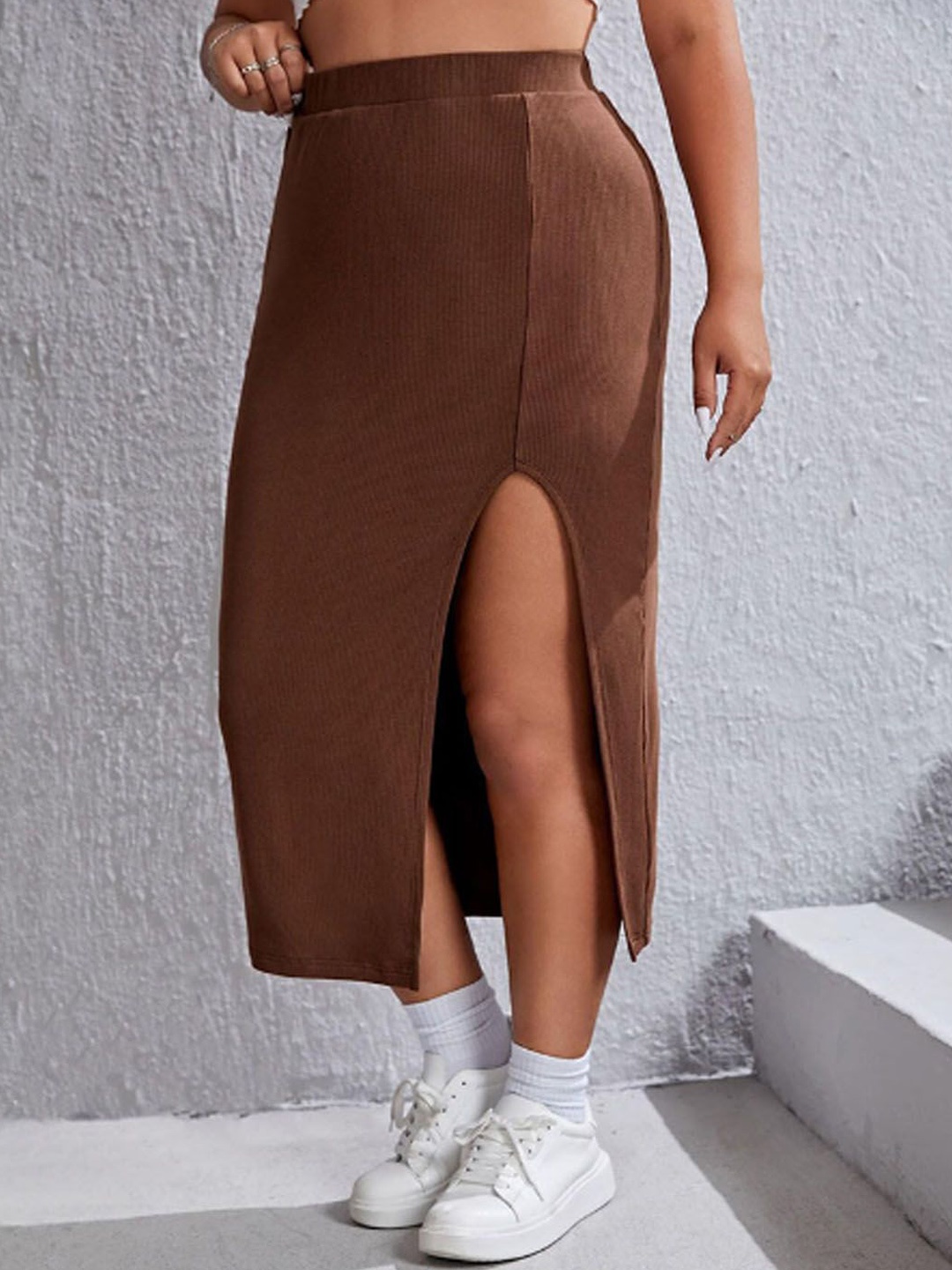

StyleCast Womens Brown Casual Skirt