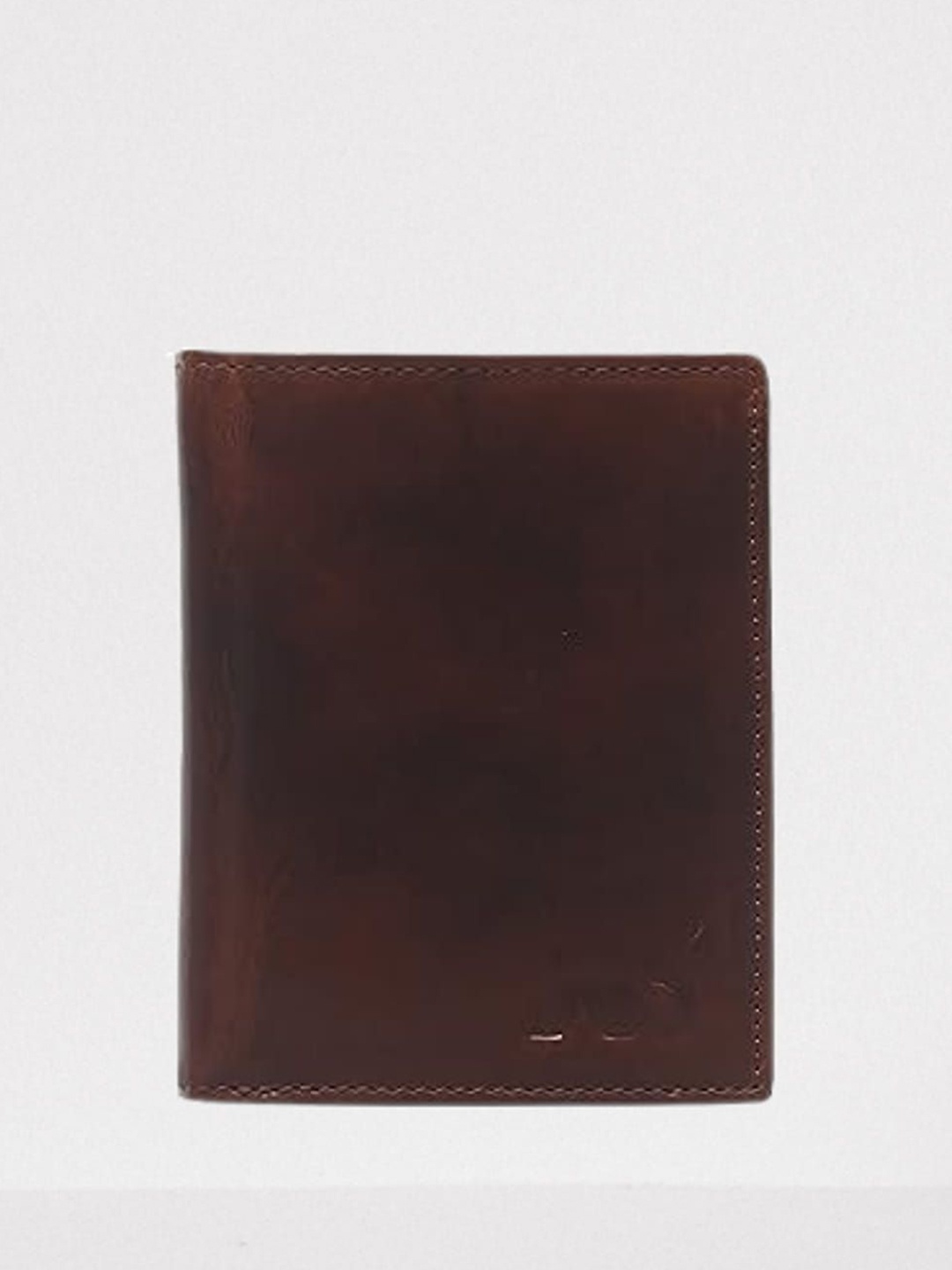 

ANNODYNE Men Leather Two Fold Wallet, Brown