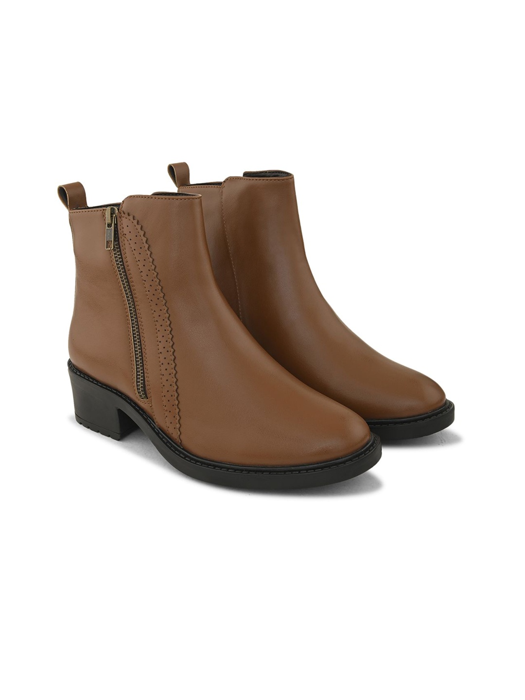 

Roadster Women Block-Heeled Boots, Brown