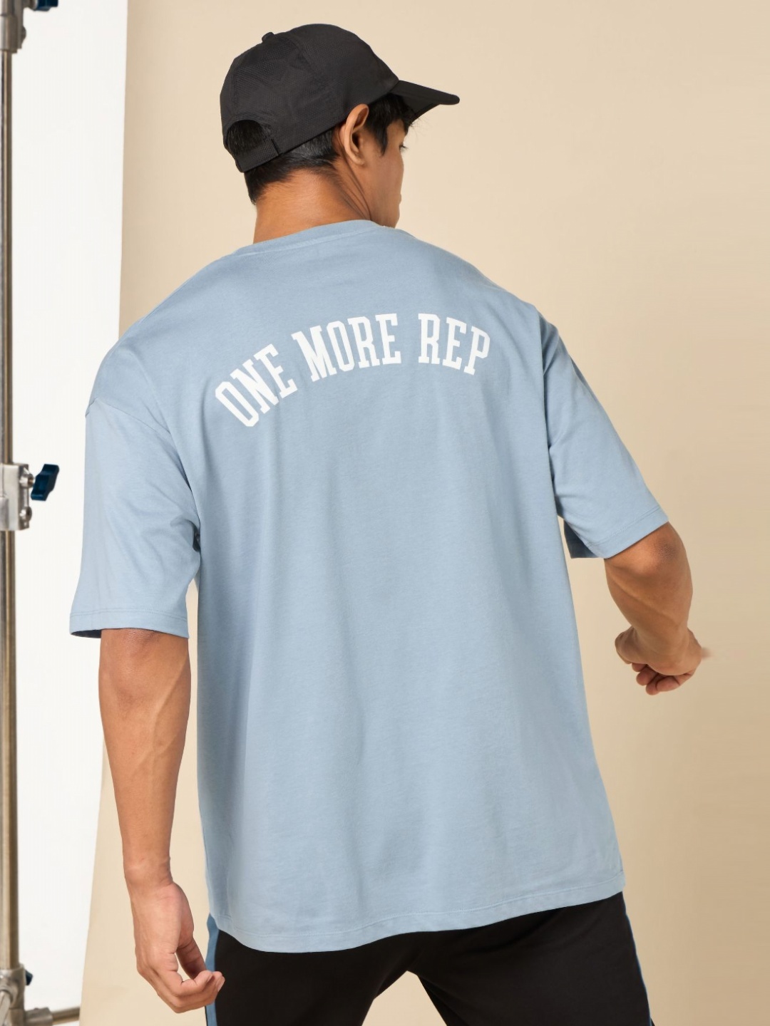 

CULT Men Bio Finish Typography Printed Round Neck Cotton T-shirt, Blue