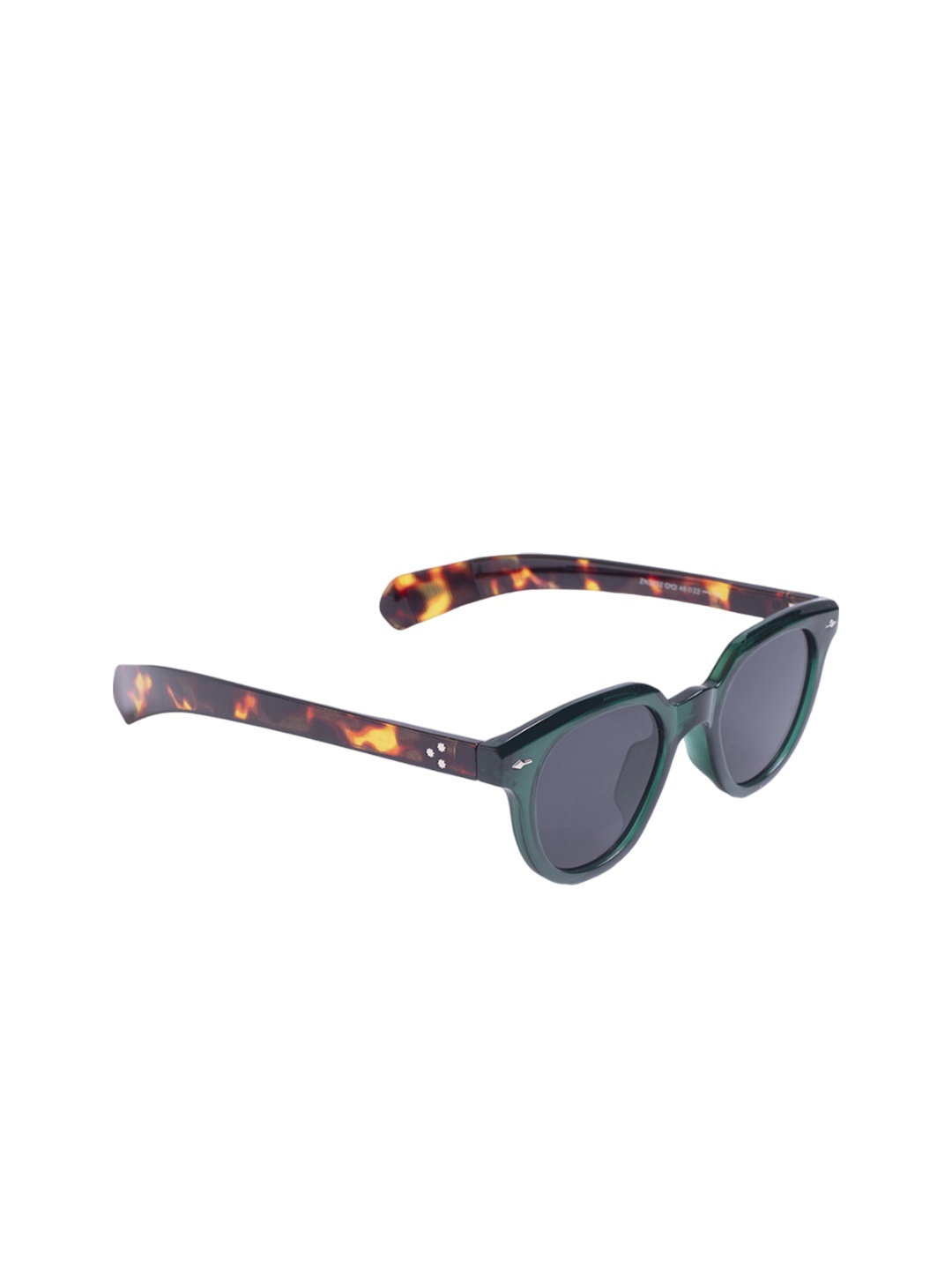 

DIMEH Unisex Round Sunglasses with UV Protected Lens, Black