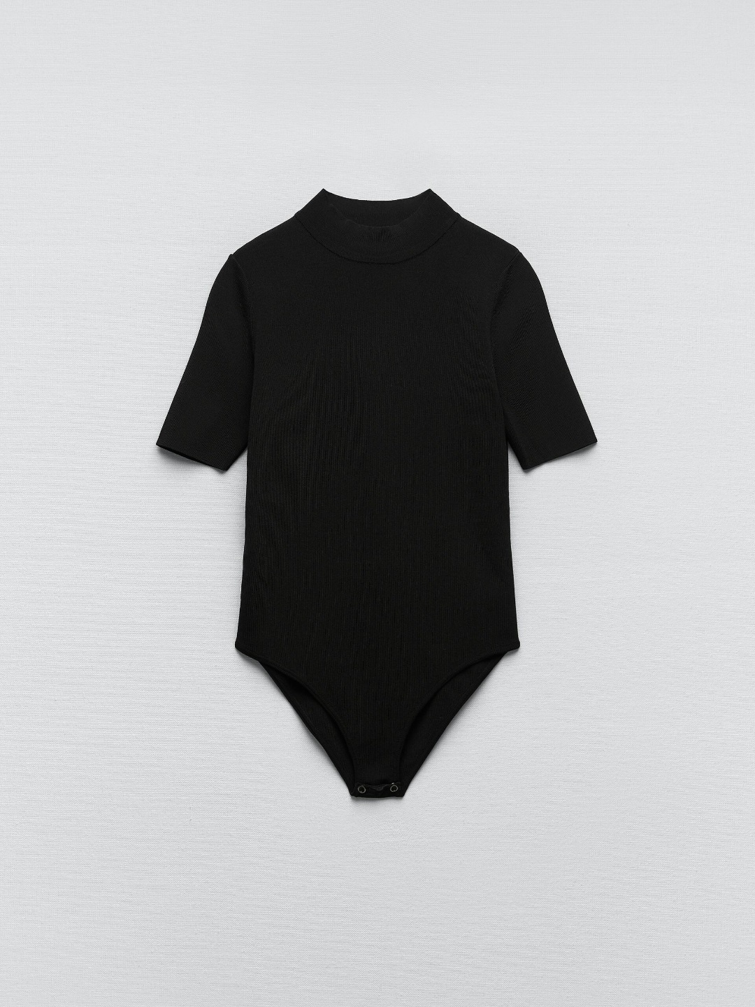 

ZARA Women Black Bodysuit