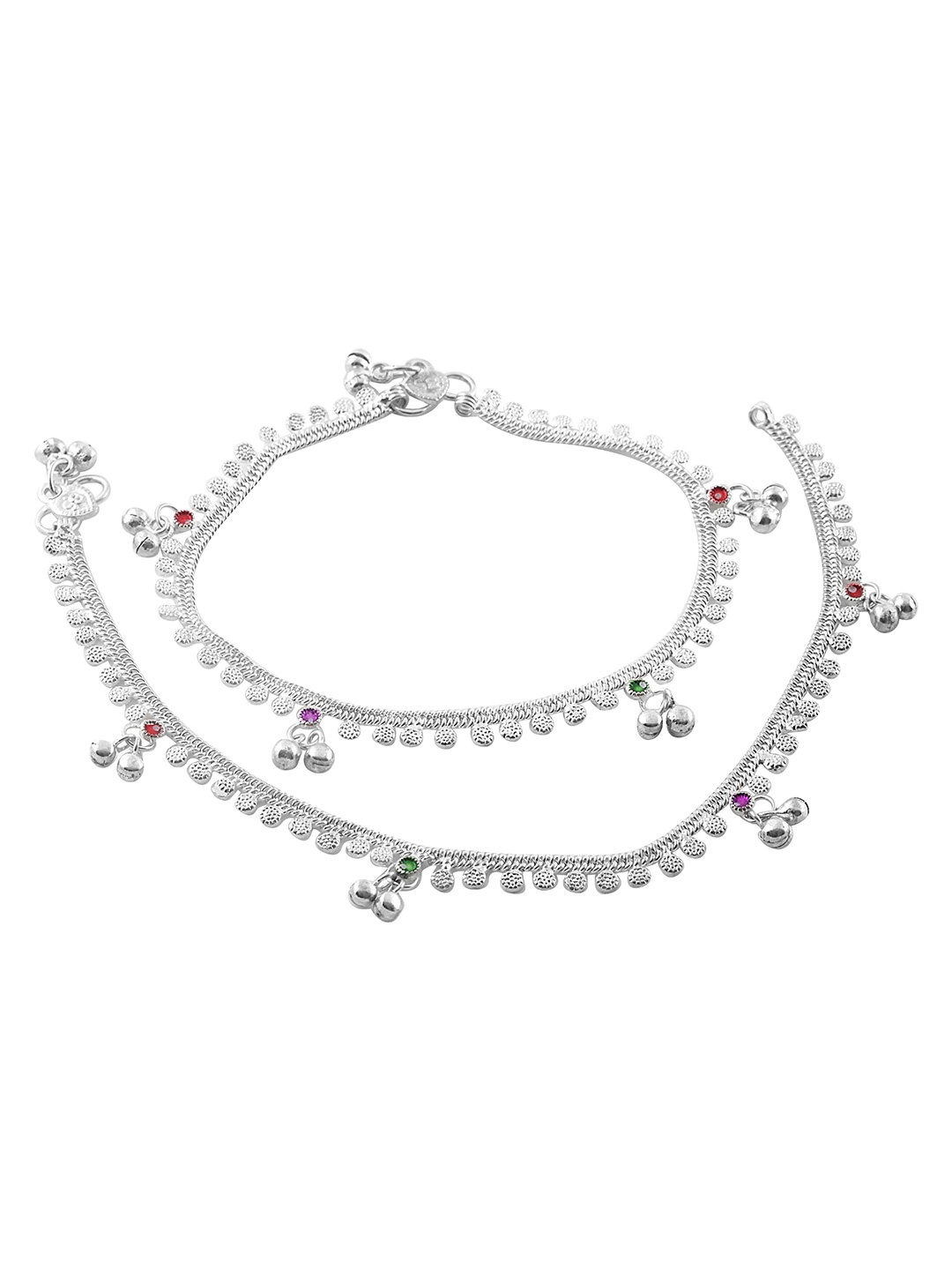 

Heer Collection Silver-Plated Anklet