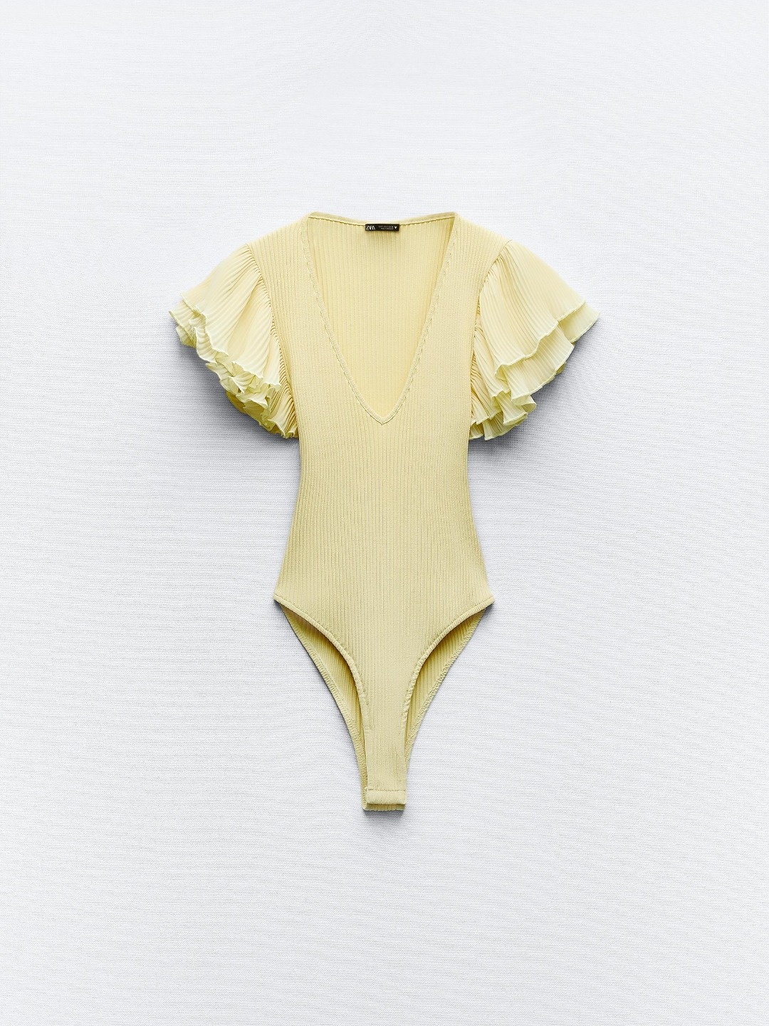 

ZARA Women Yellow Bodysuit