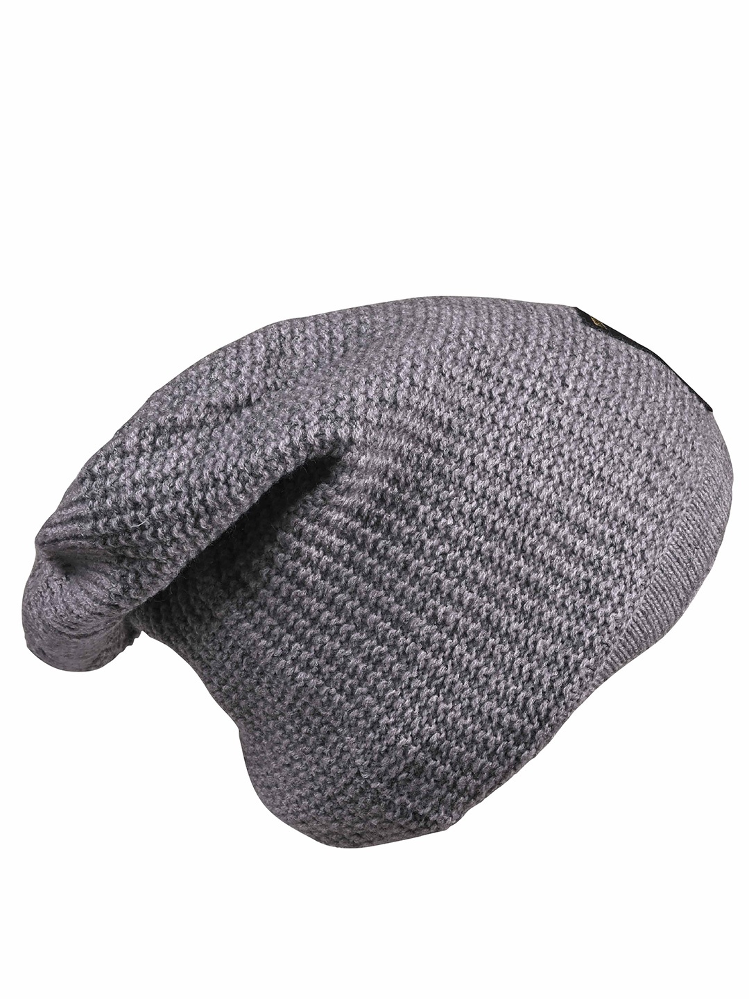 

Calvadoss Women Self Design Woollen Beanie, Grey