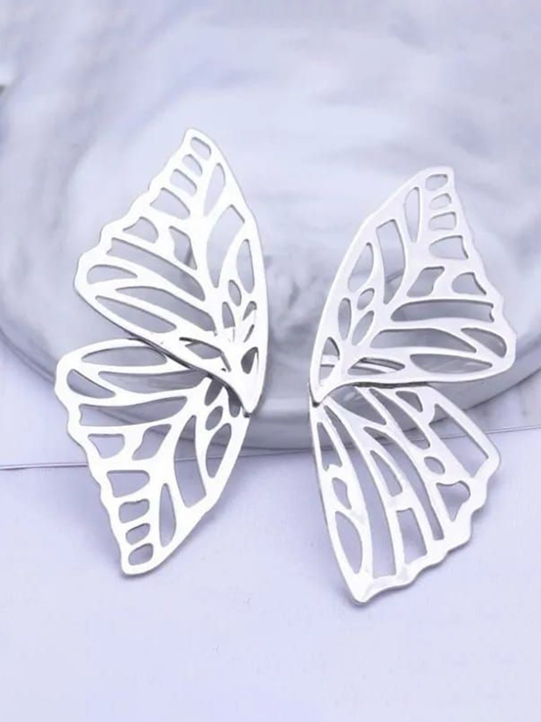 

YU FASHIONS Geometric Drop Earrings, Silver