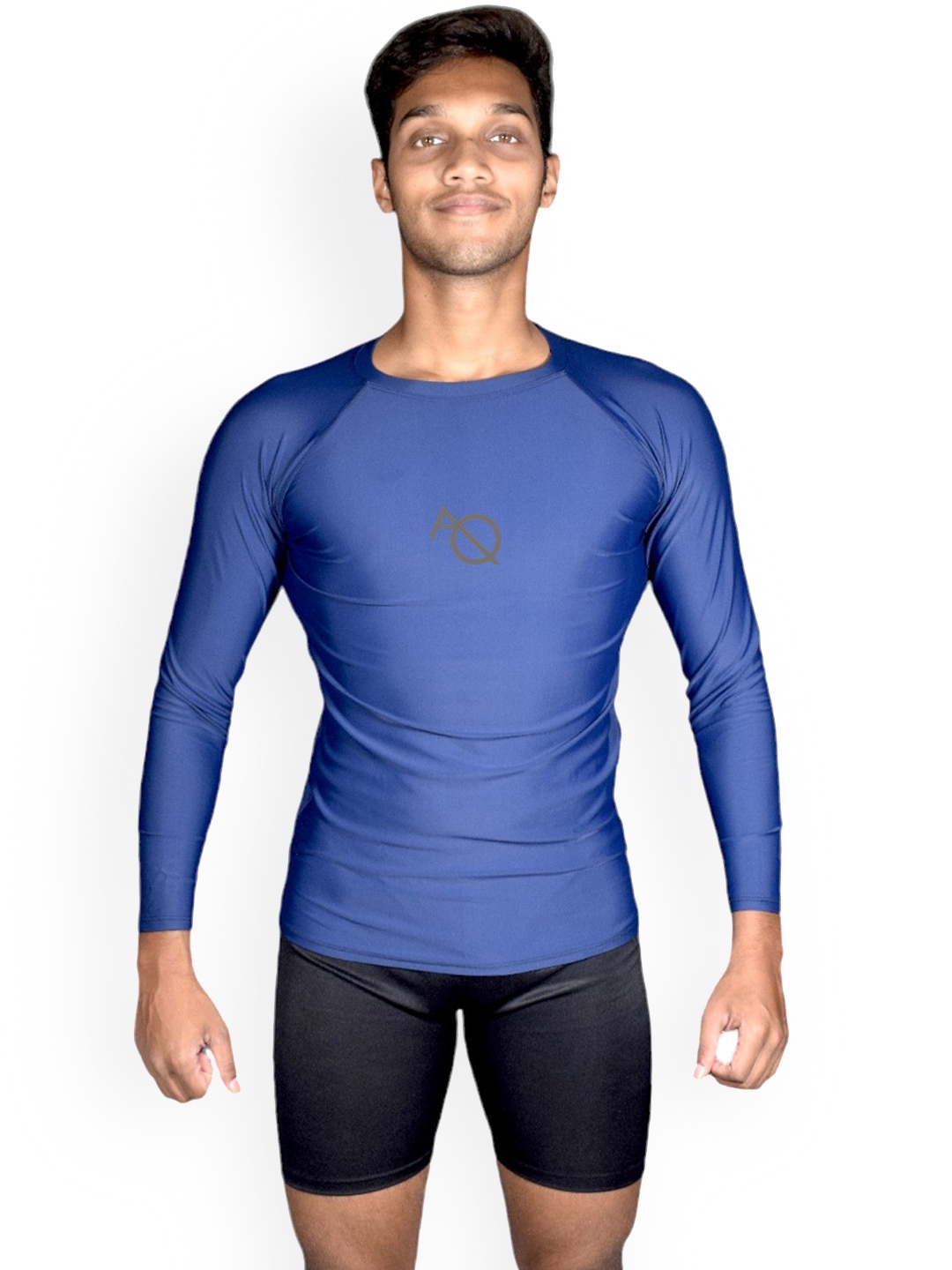 

Aqua Holic Men Long Sleeve T-Shirt & Short Swim Set, Black