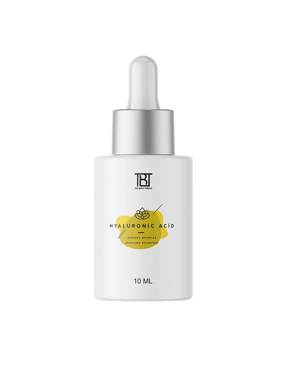 

The Body Temple 2% Hyaluronic Acid Anti-Wrinkle Serum For Intense Hydration - 10 ml, White