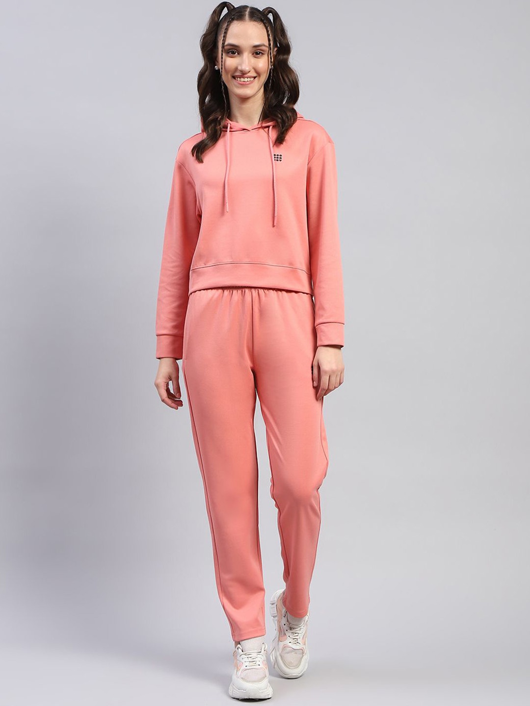 

rock.it Women Hooded Neck Tracksuits, Peach