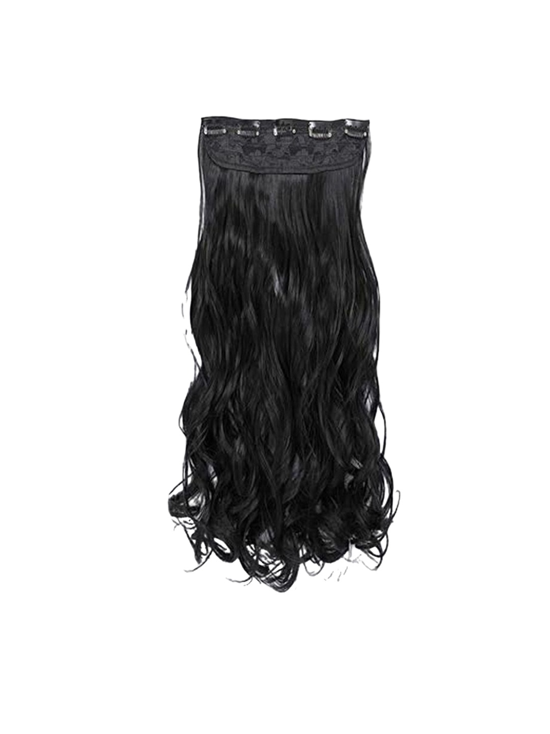 

D-Divine Clip-In Wavy Locks Hair Extension - Black - 22 Inch