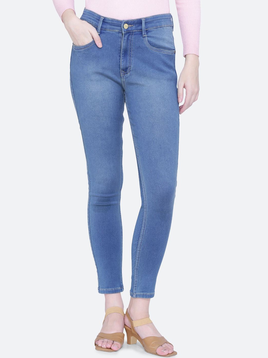 

FCK-3 Women Hottie High-Rise Stretchable Jeans, Blue