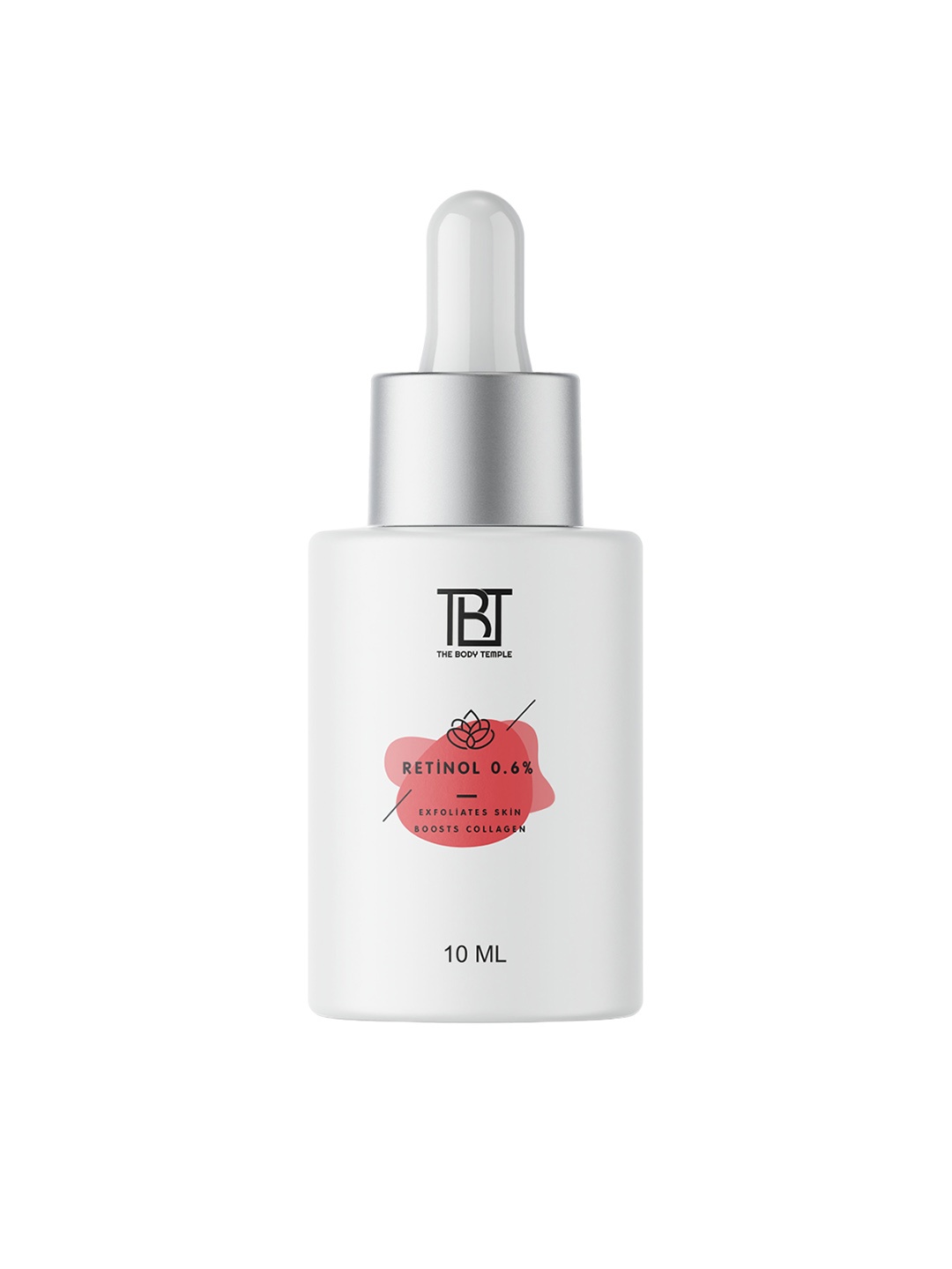 

The Body Temple 0.6% Retinol Anti-Aging Night Face Serum - 10 ml, White