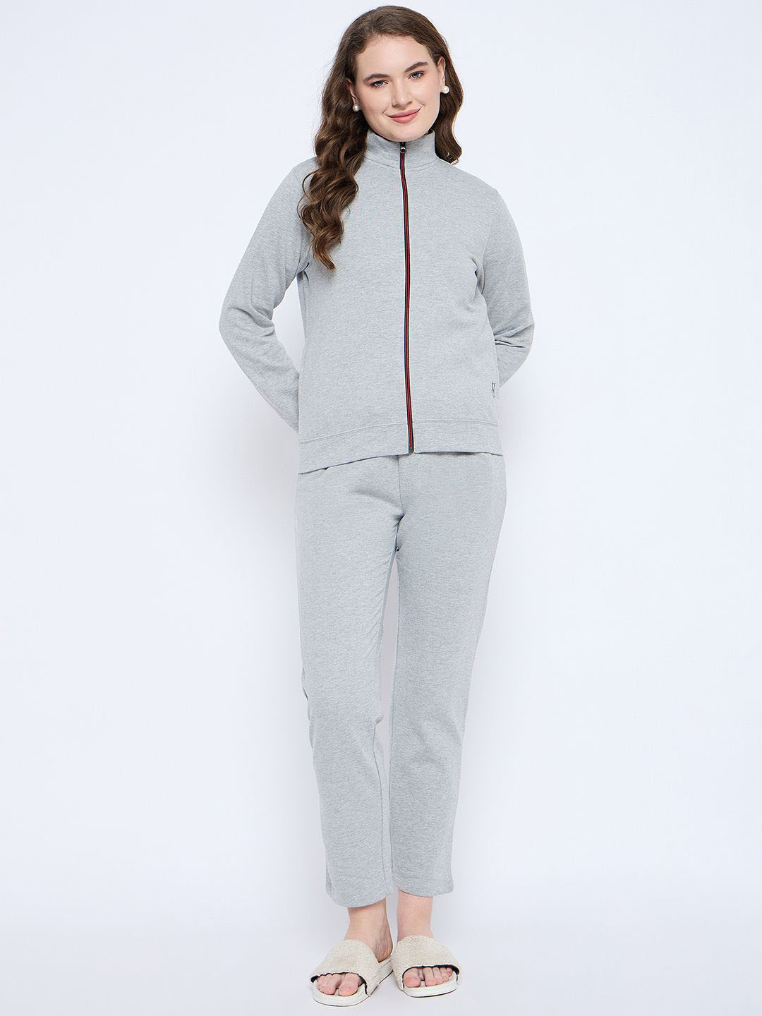 

MADAME M SECRET Women Night suit, Grey