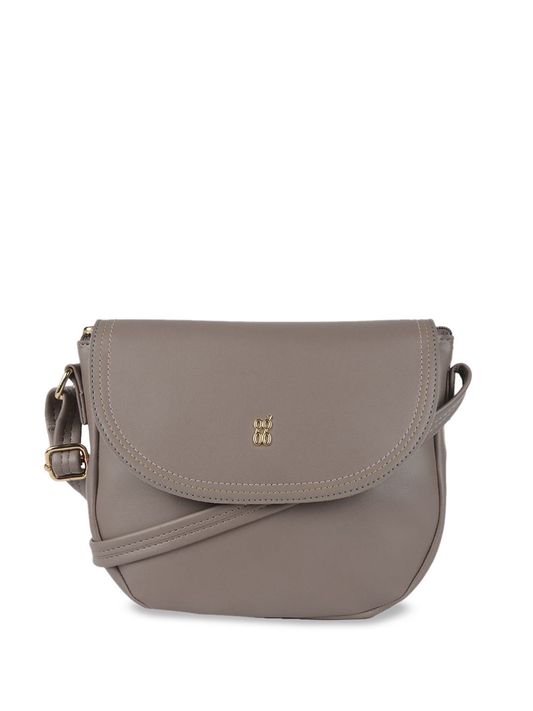 

Baggit PU Structured Sling Bag with Tasselled, Beige