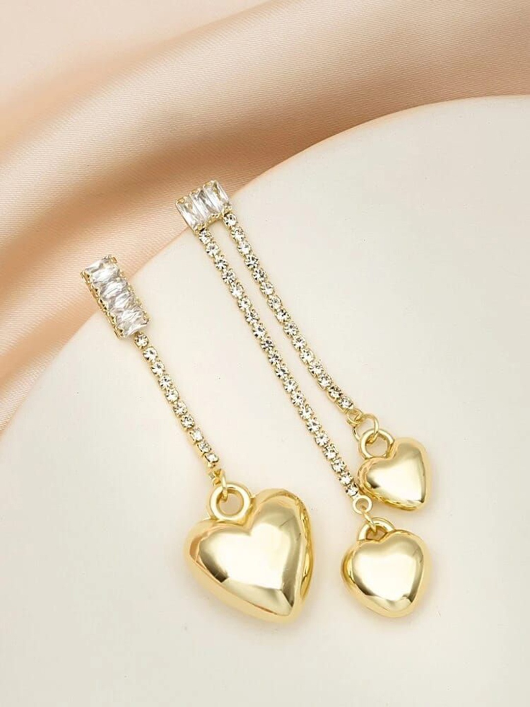 

YU FASHIONS Geometric Drop Earrings, Gold