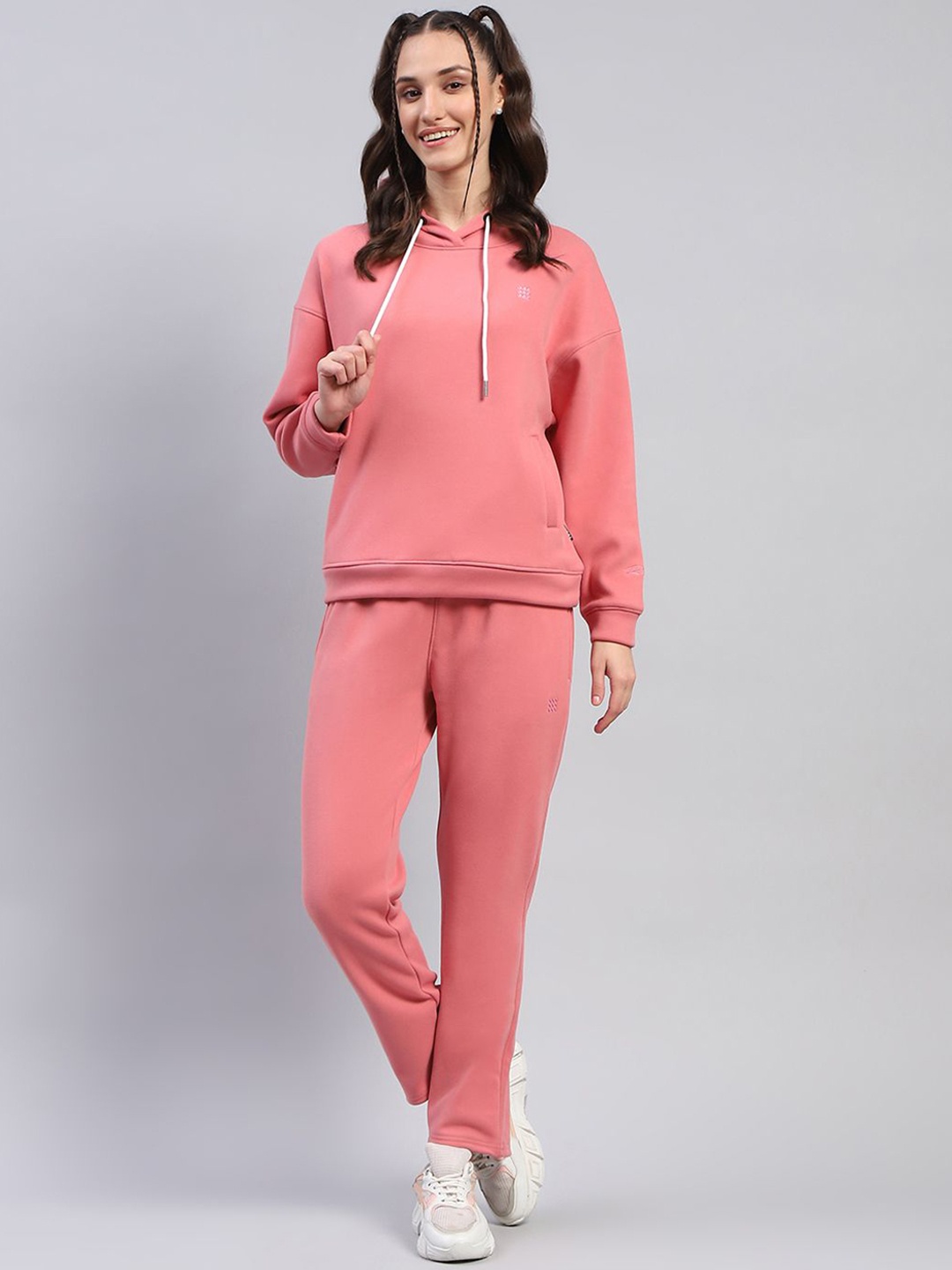

rock.it Women Mid-Rise Tracksuit, Peach