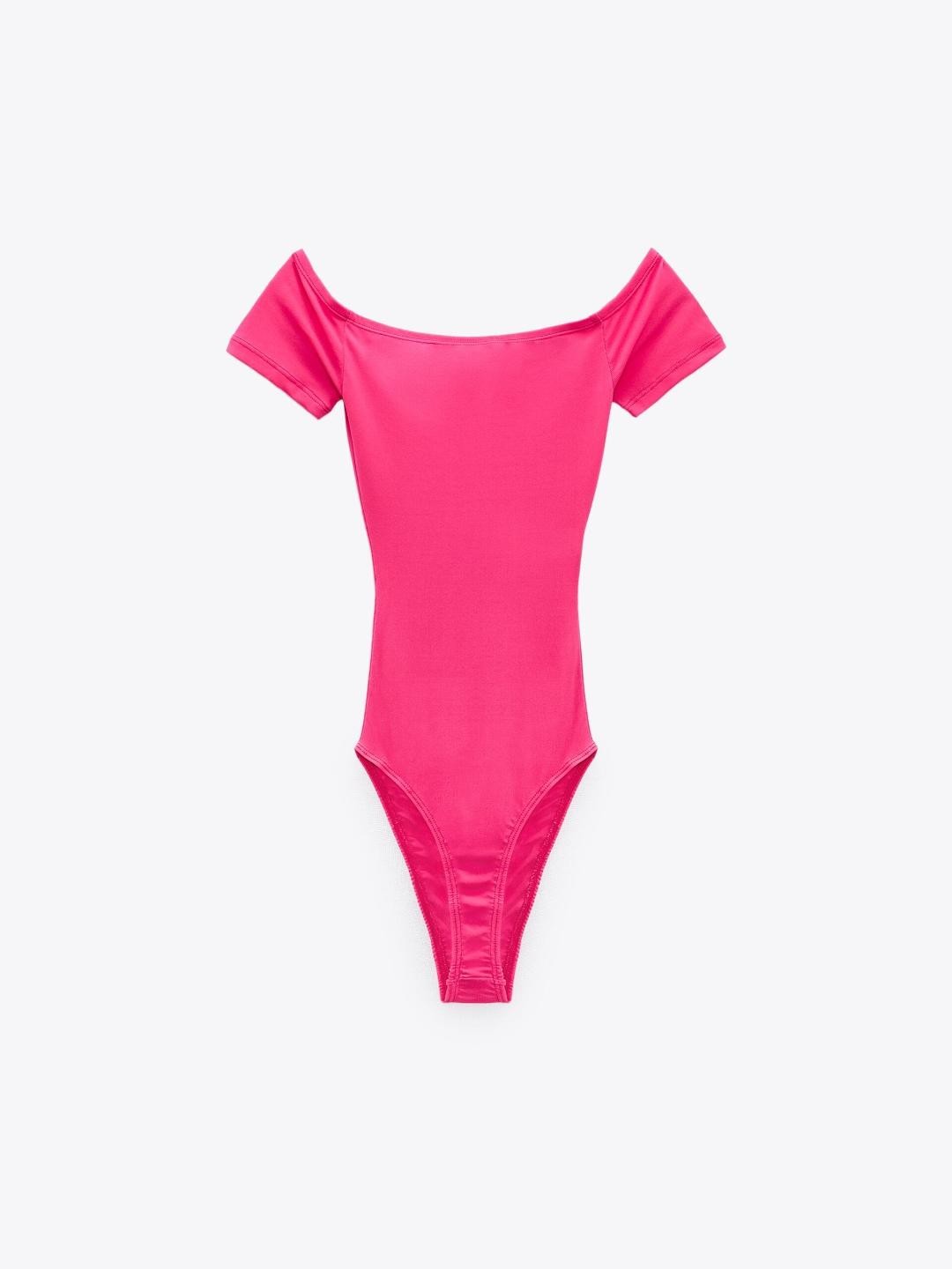 

ZARA Women Fuchsia Bodysuit