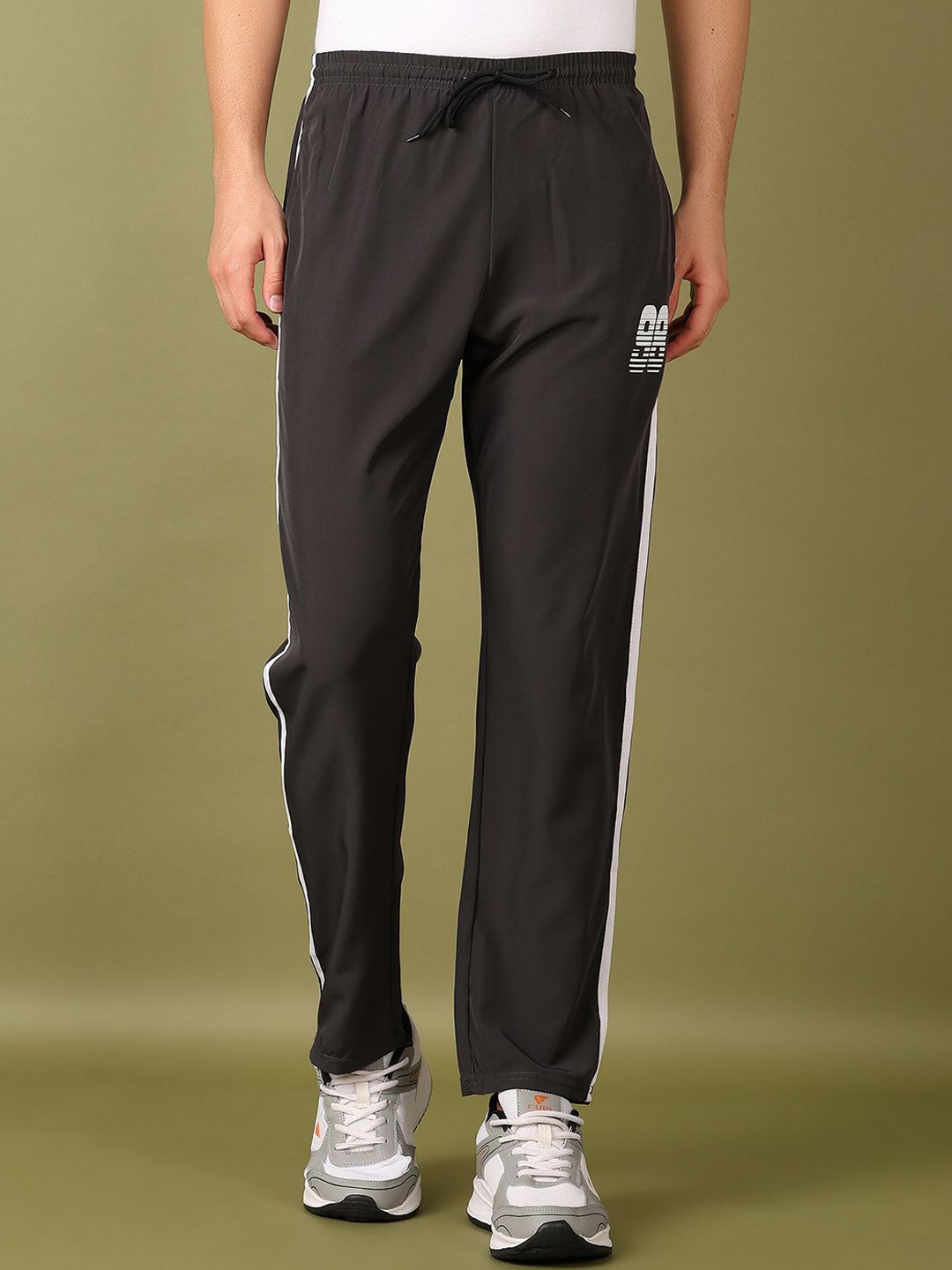 

V-Mart Men Mid Rise Track Pants, Grey