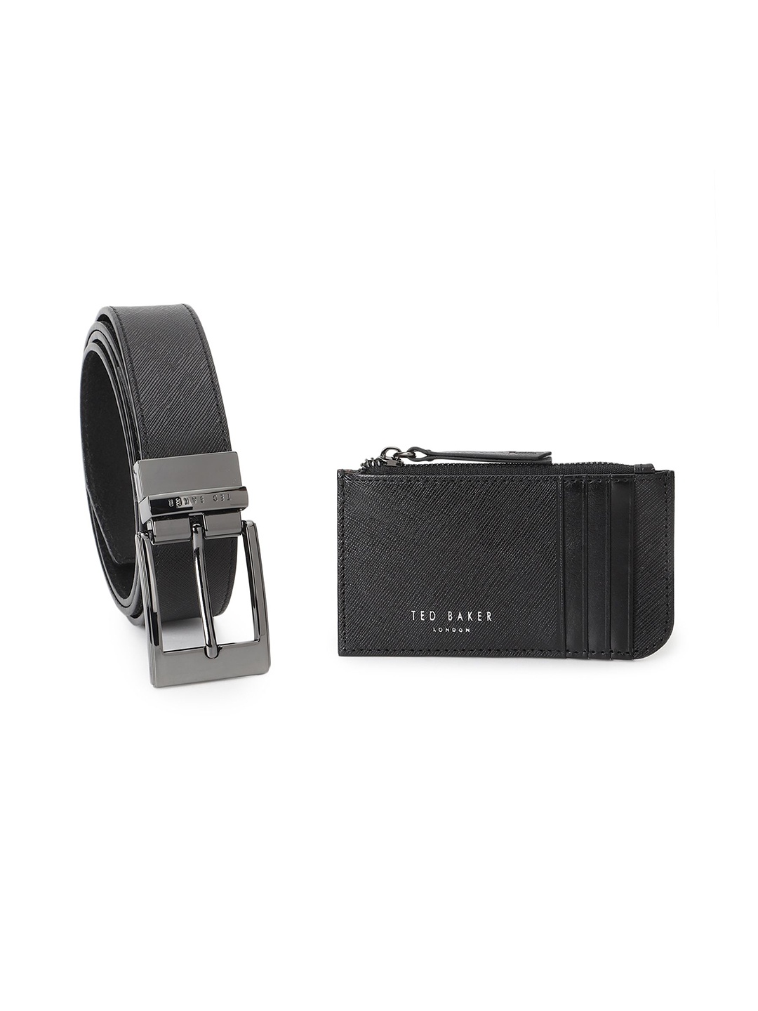 

Ted Baker Men Leather Formal Belt, Black