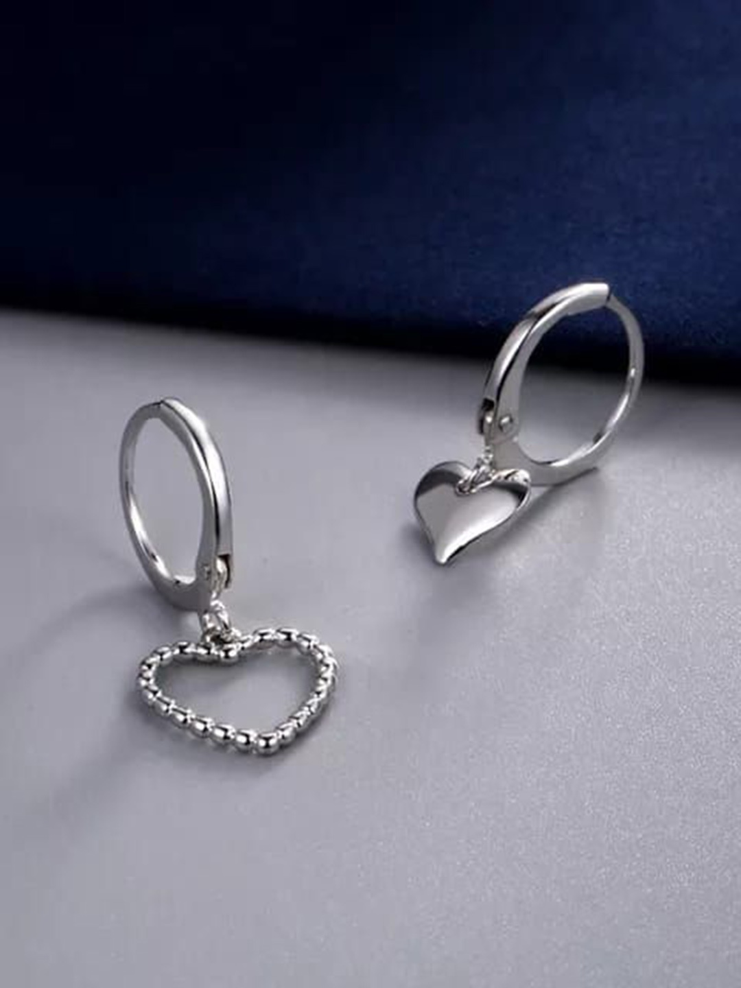 

YU FASHIONS Geometric Drop Earrings, Silver