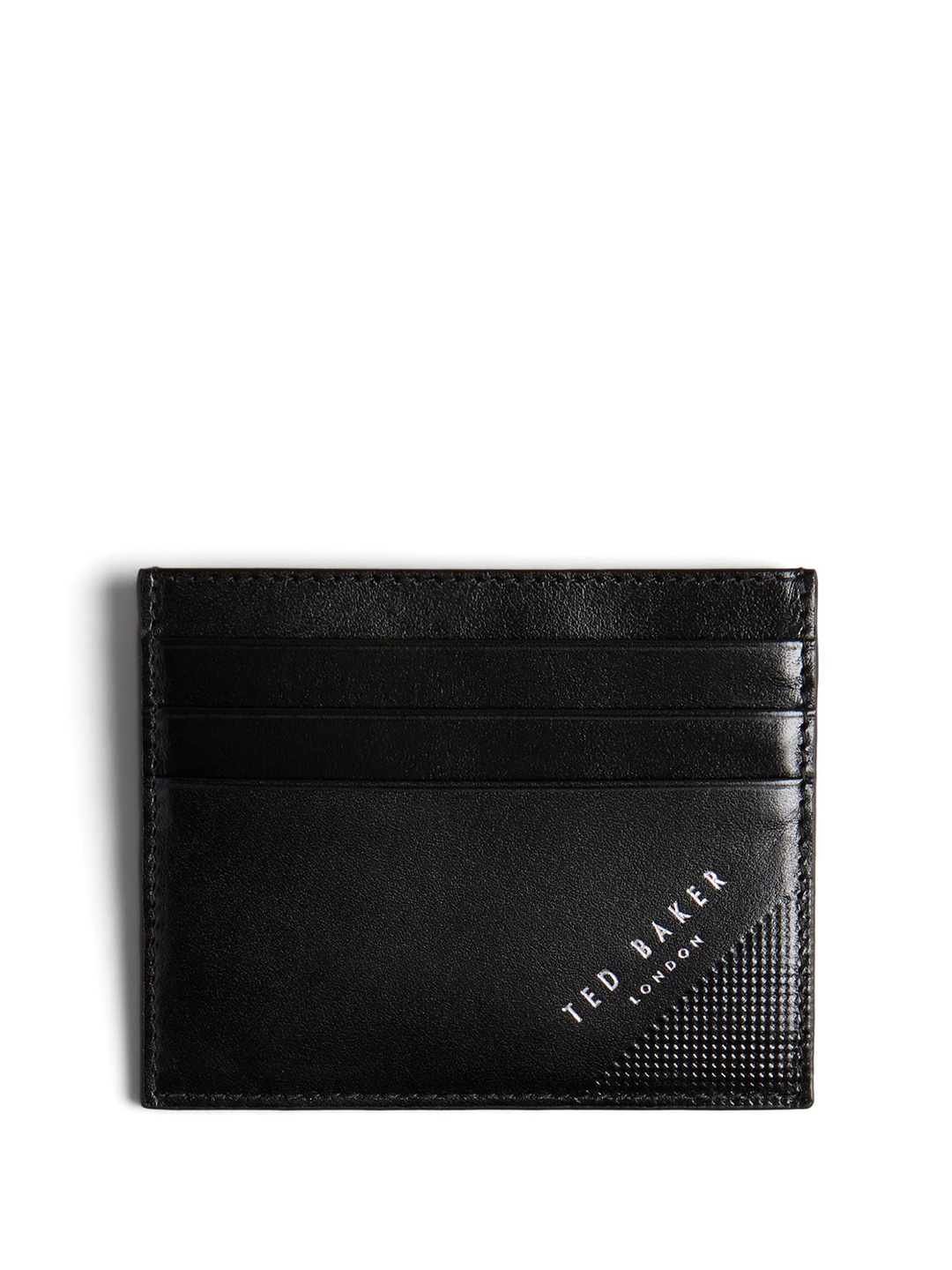 

Ted Baker Men Abstract Leather Two Fold Wallet, Black