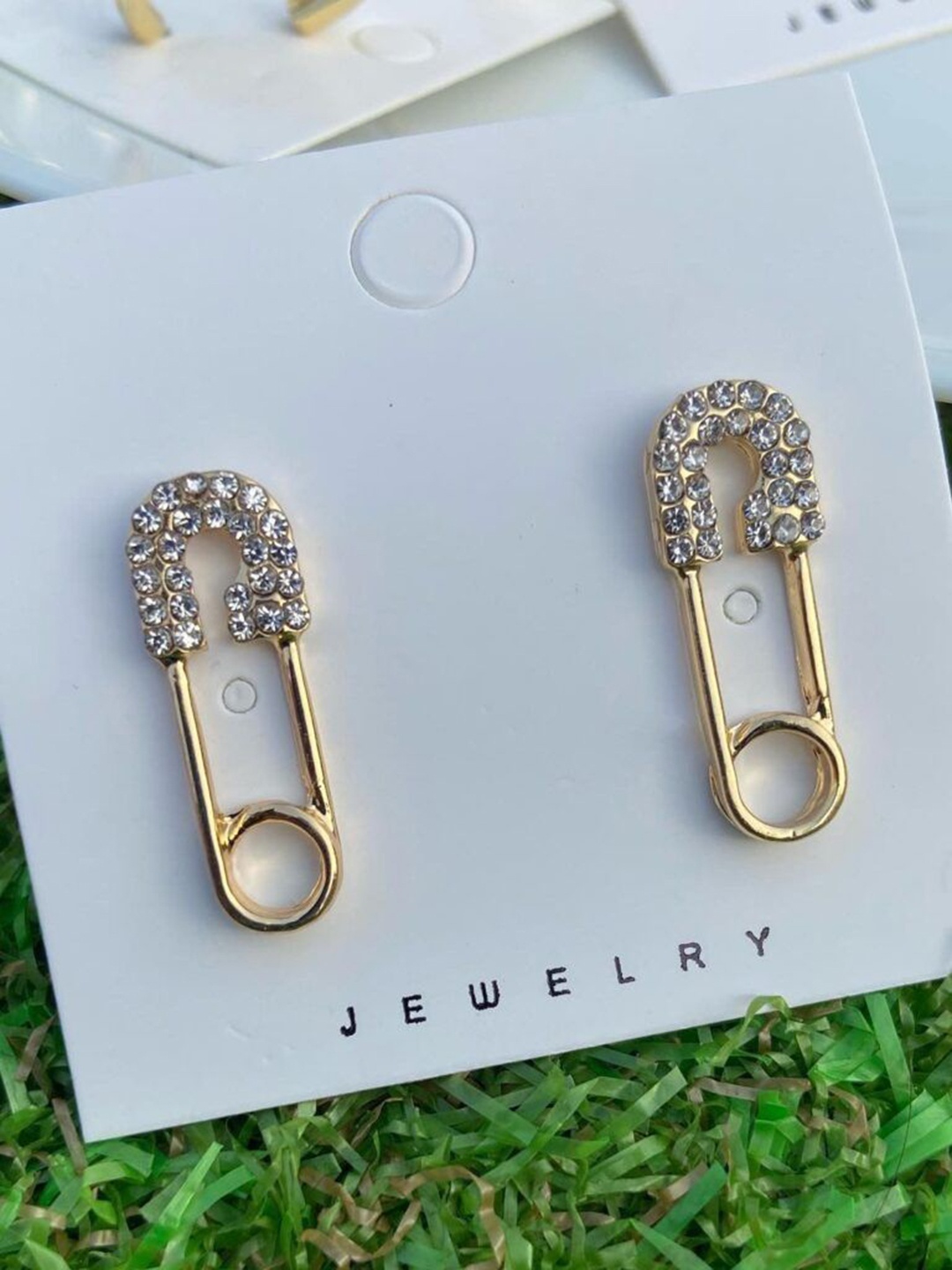 

YU FASHIONS Geometric Drop Earrings, Gold