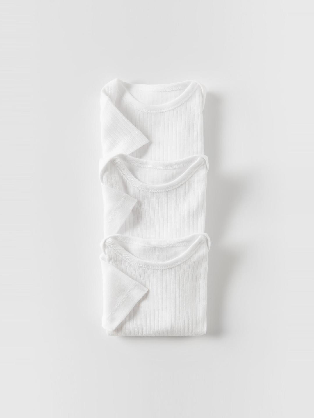 

ZARA Kids-Unisex White Bodysuit