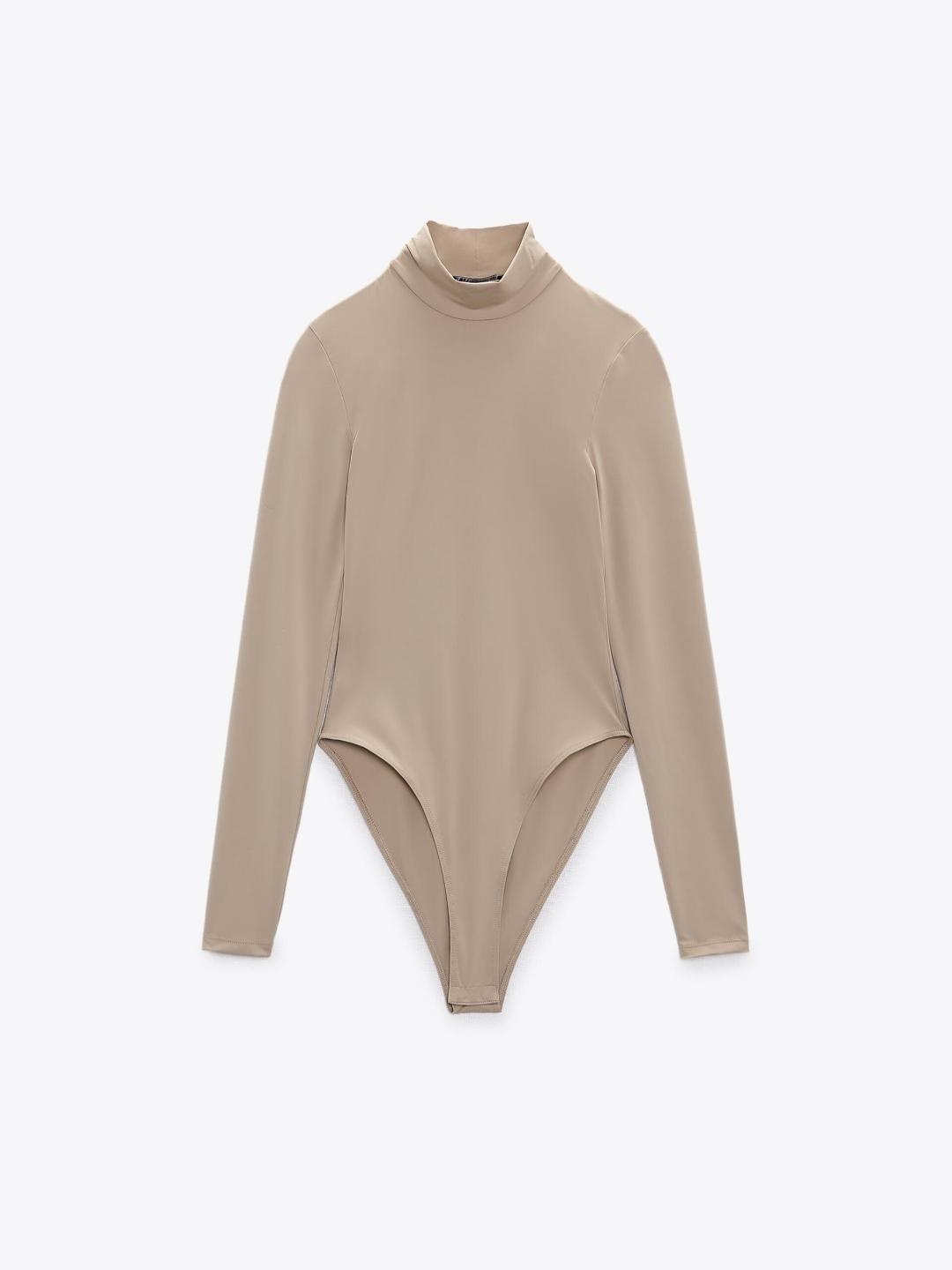 

ZARA Women Pink Bodysuit