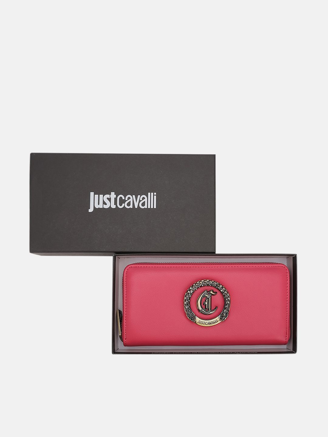 

Just Cavalli Women Zip Around Wallet, Pink