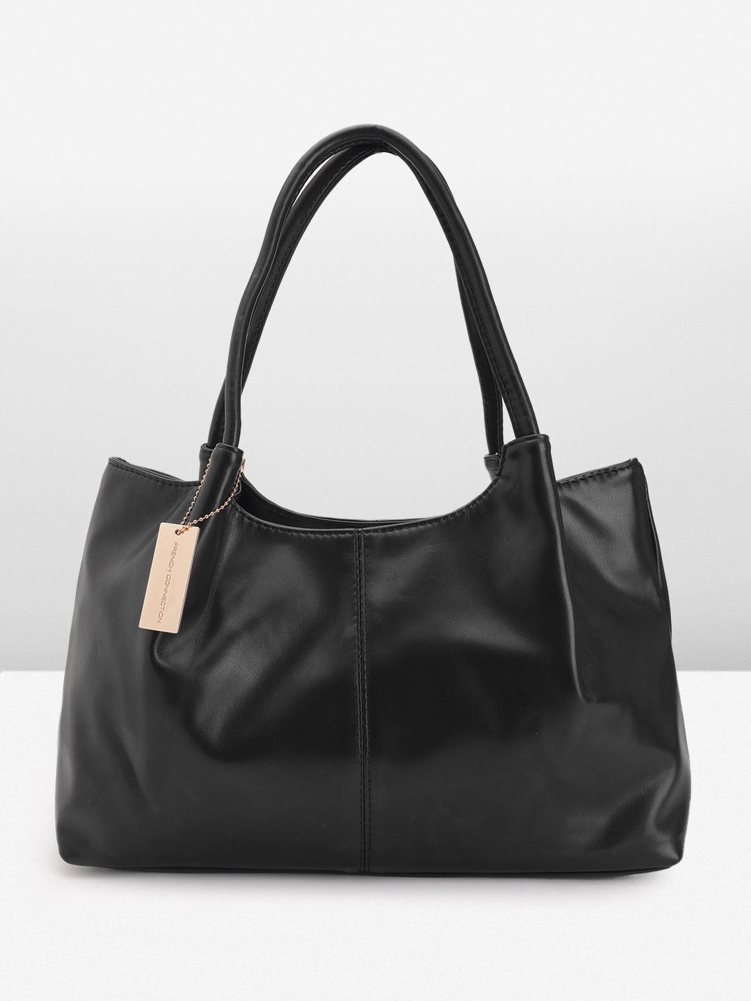 

French Connection Structured Shoulder Bag, Black