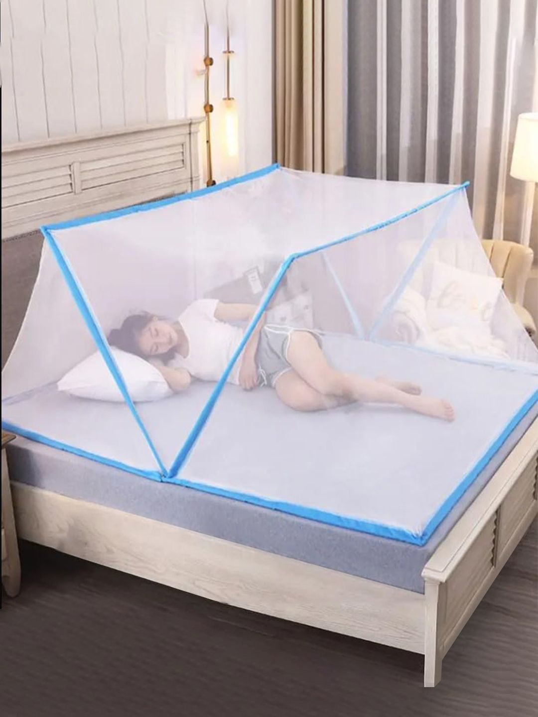 

Classic Mosquito Net Blue Tent Mosquito Net