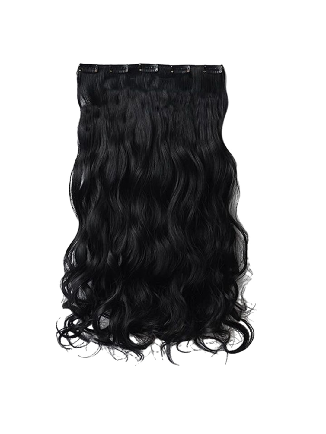 

D-Divine Clip-In Wavy Locks Hair Extension - Black - 22 Inch