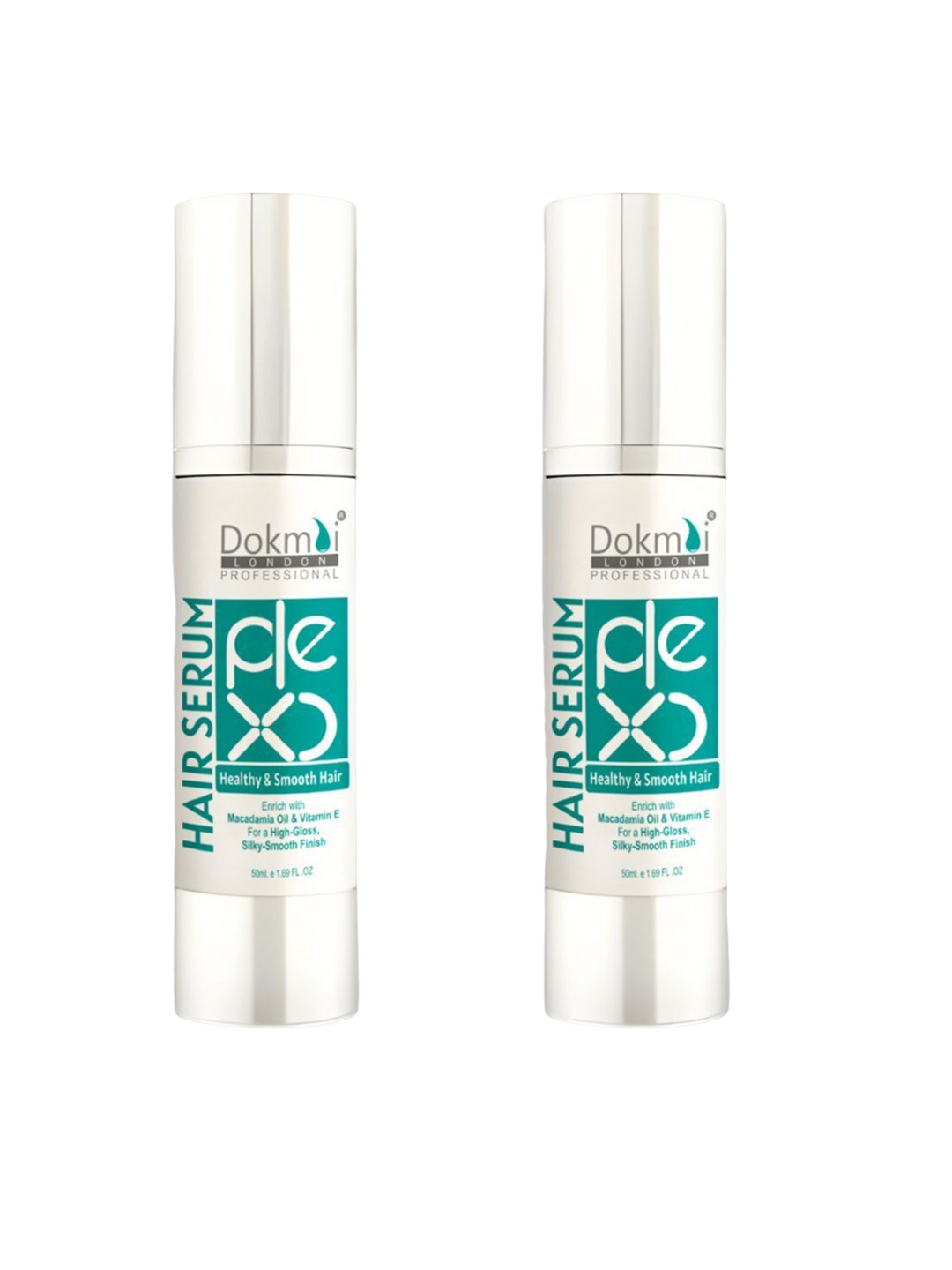 

Dokmai London Set Of 2 Plexo Hair Serum With Macademia Oil & Vitamin E - 50 ml Each, Transparent