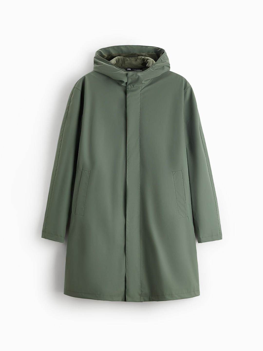 

ZARA Men Khaki Rain Jacket