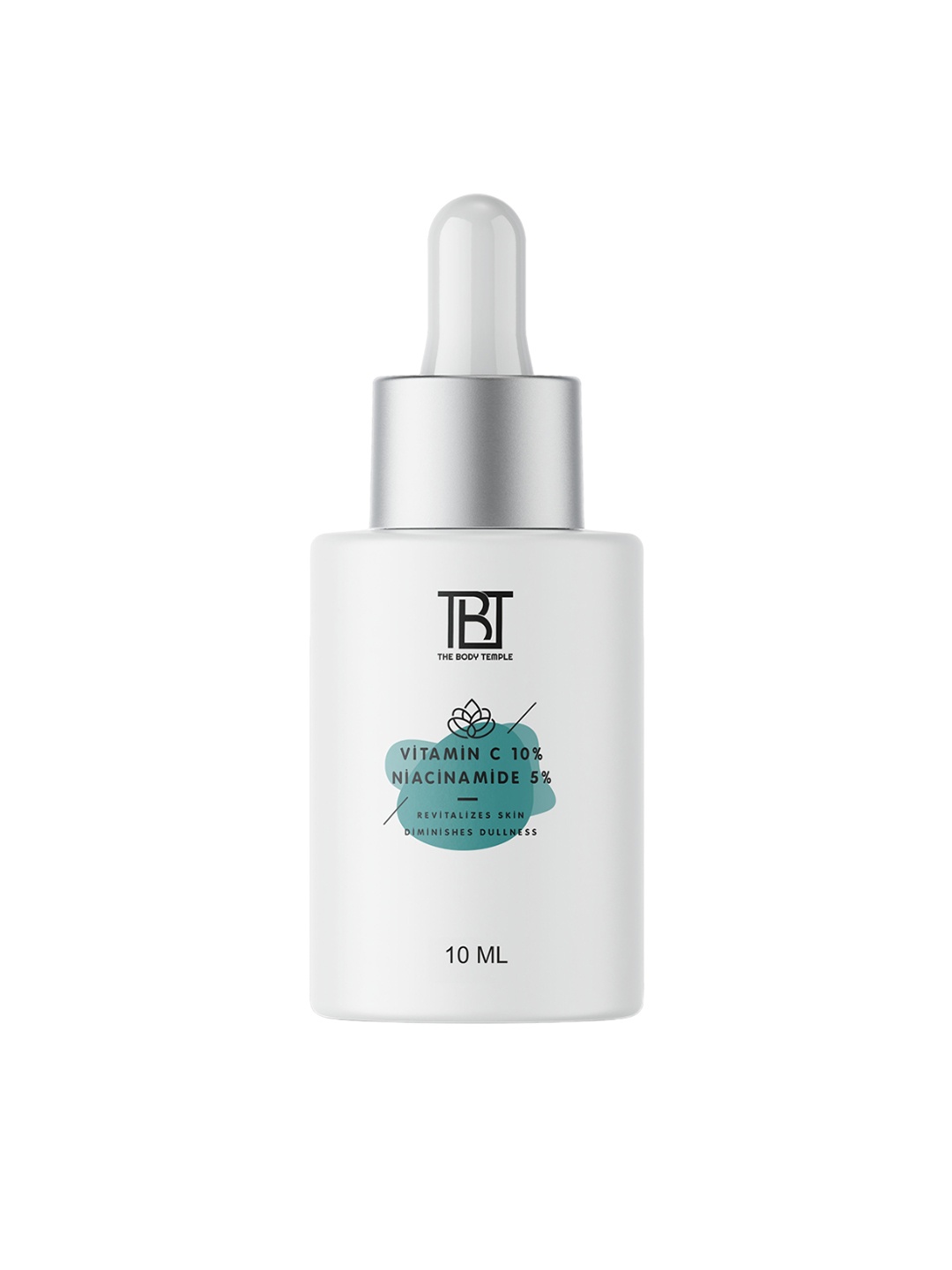 

The Body Temple 10% Vitamin C & 5% Niacinamide Face Serum For Clear Glowing Skin- 10 ml, White