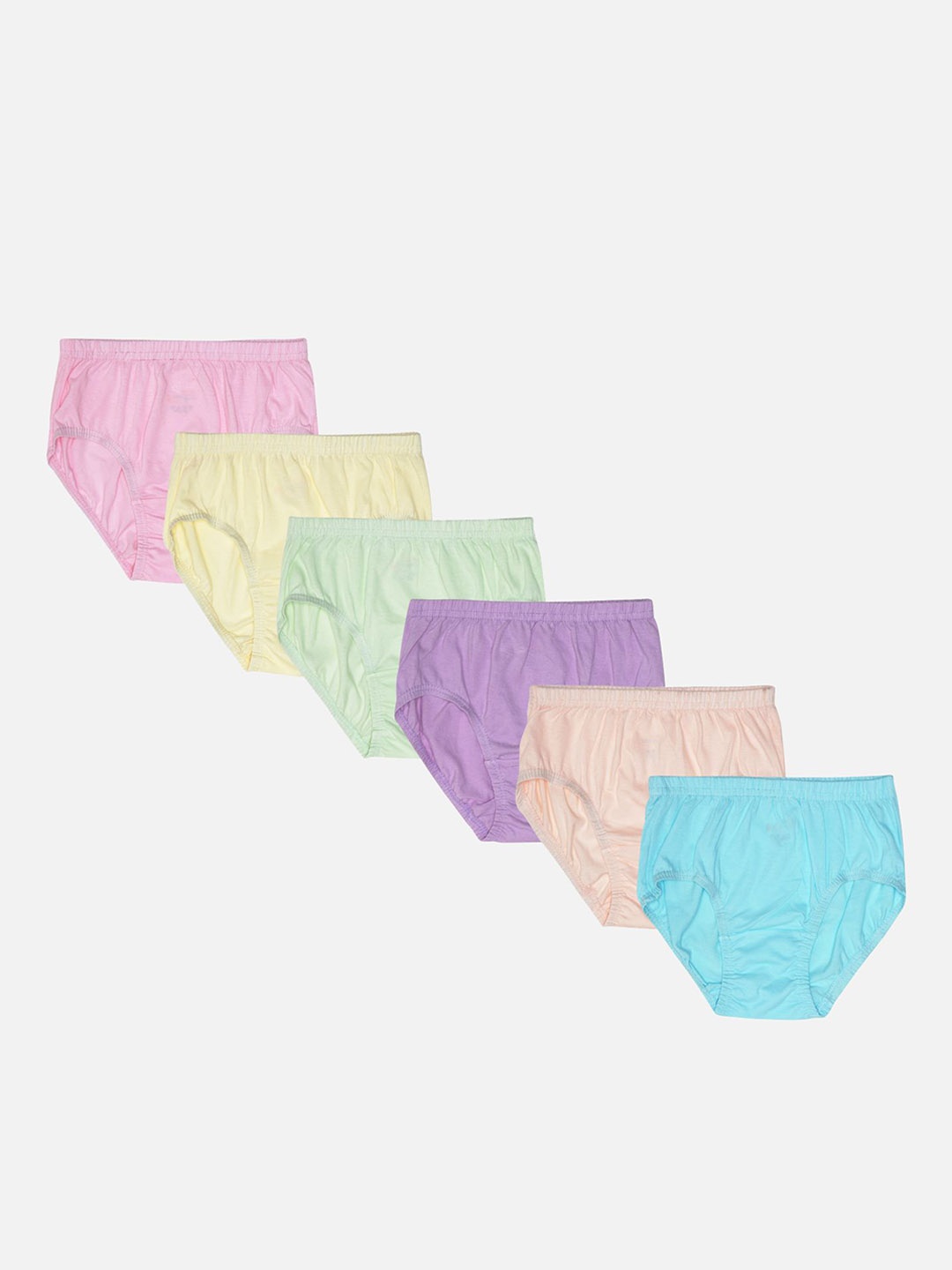 

Bodycare Girls Pack Of 6 Assorted Hipster Briefs