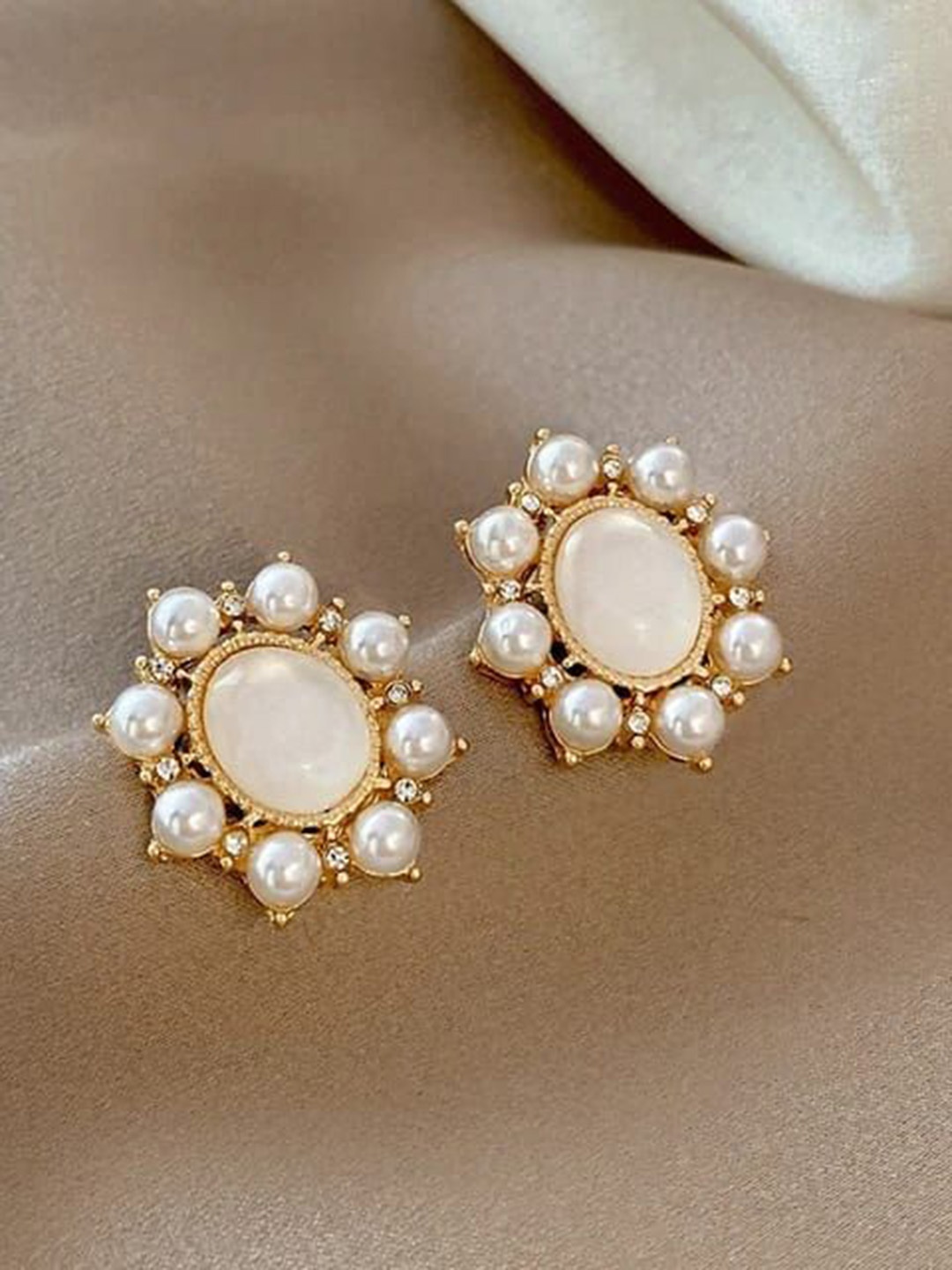 

YU FASHIONS Geometric Drop Earrings, Gold