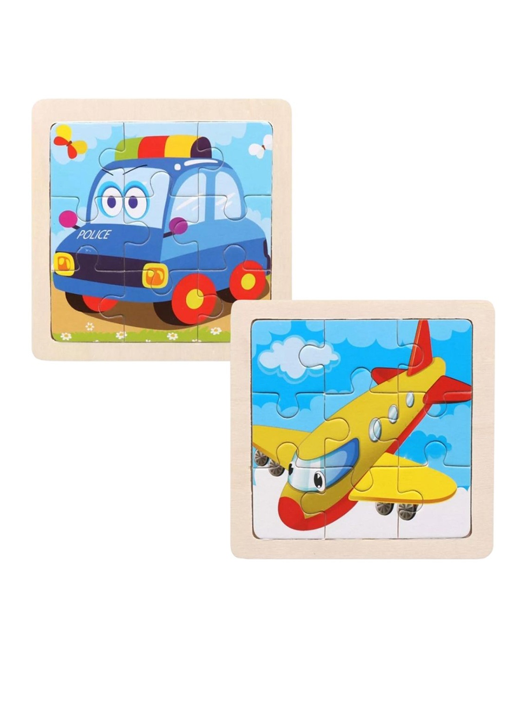 

BAESD 2 Pcs Wooden Block Puzzle, Multi