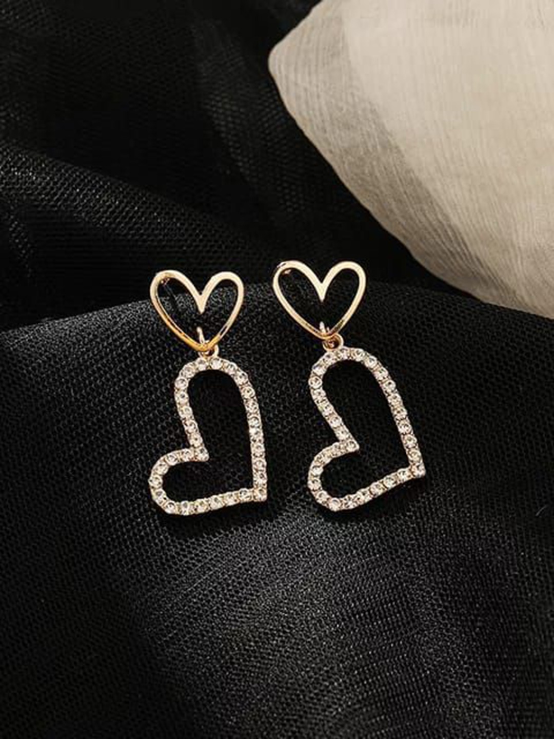 

YU FASHIONS Geometric Drop Earrings, Gold