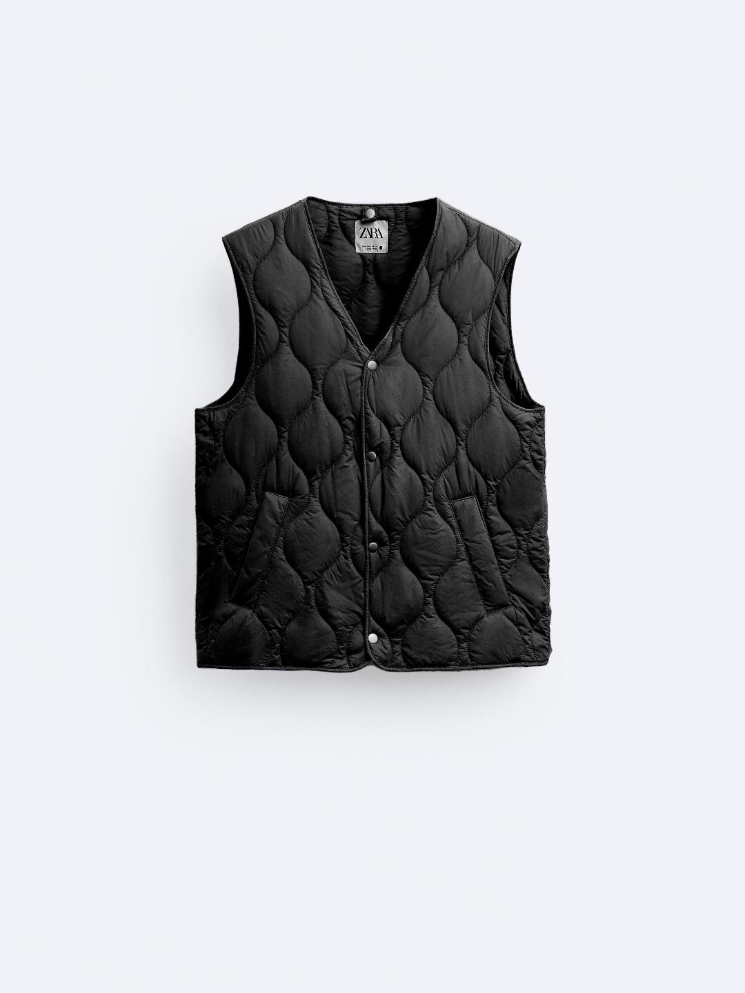 

ZARA Men Black Rain Jacket