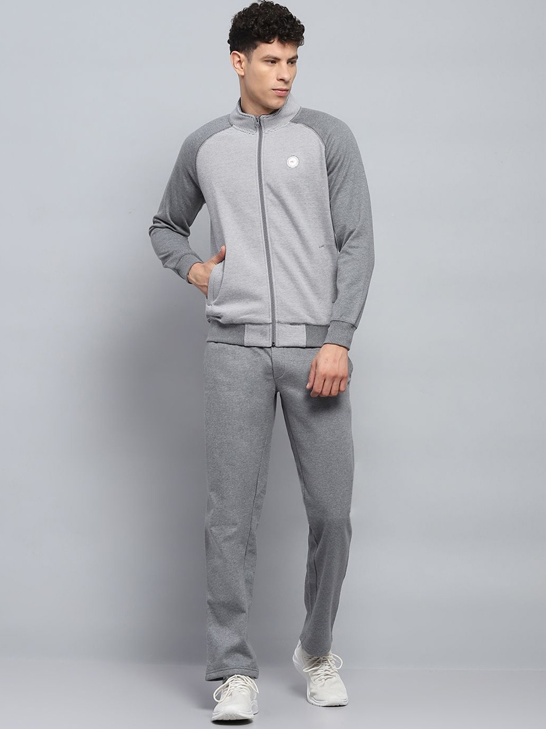 

Monte Carlo Men Mid Rise Tracksuit, Grey